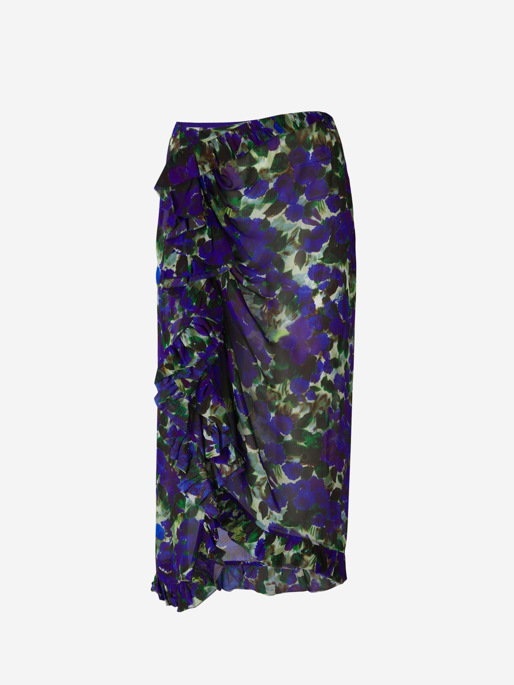 Dries Van Noten Falda Motivo Floral Midi color Multicolor sku 750-001324 01 - Foto 1