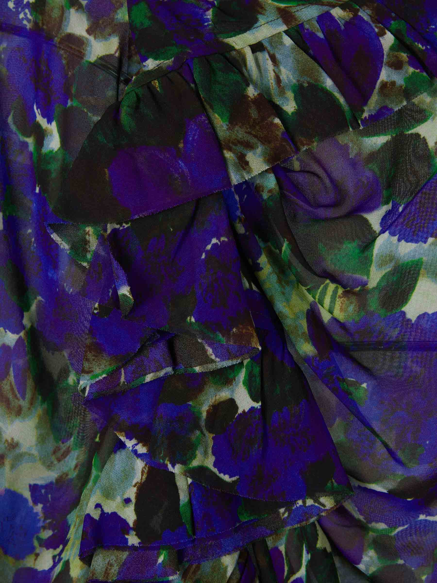 Dries Van Noten Falda Motivo Floral Midi color Multicolor sku 750-001324 01 - Foto 3