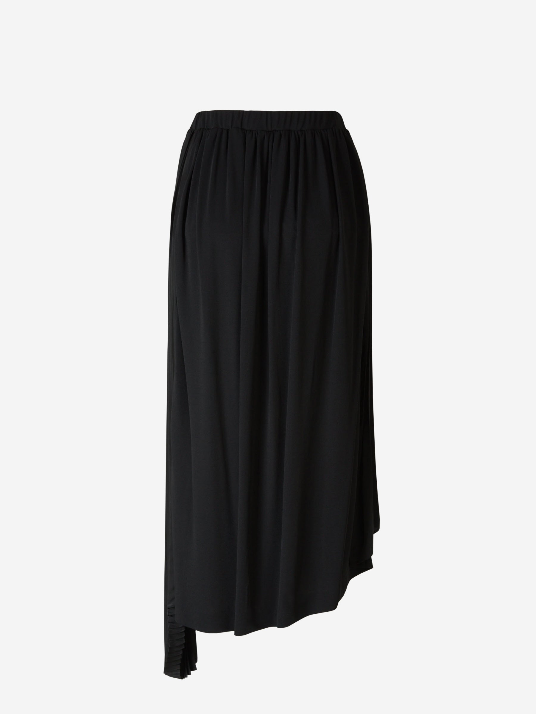 Jil Sander Falda Asimétrica color Negro sku 750-001330 01 - Foto 3