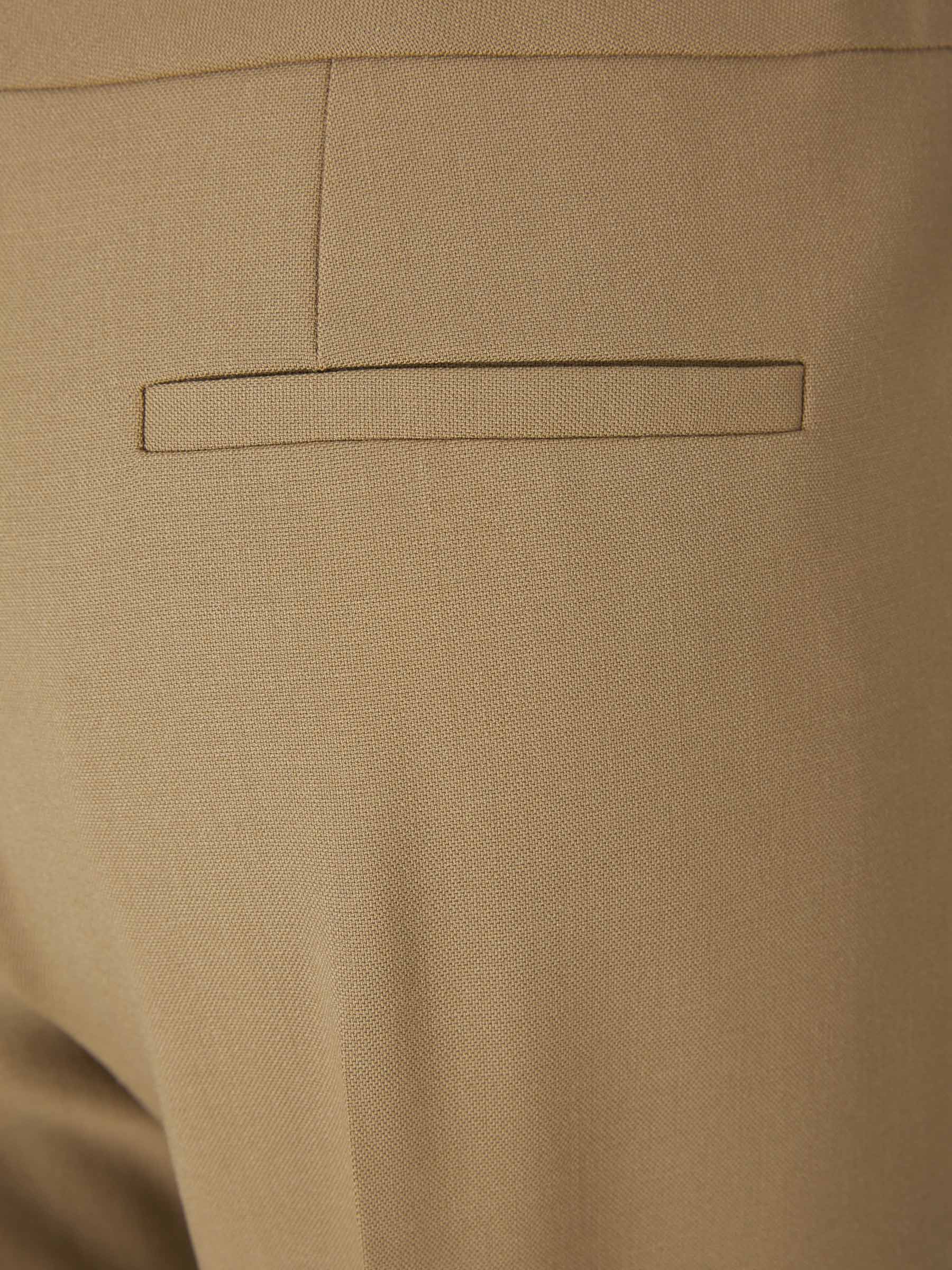 Chloé Pantalones Entallados Lana color Verde Militar sku 761-002620 02 - Foto 4