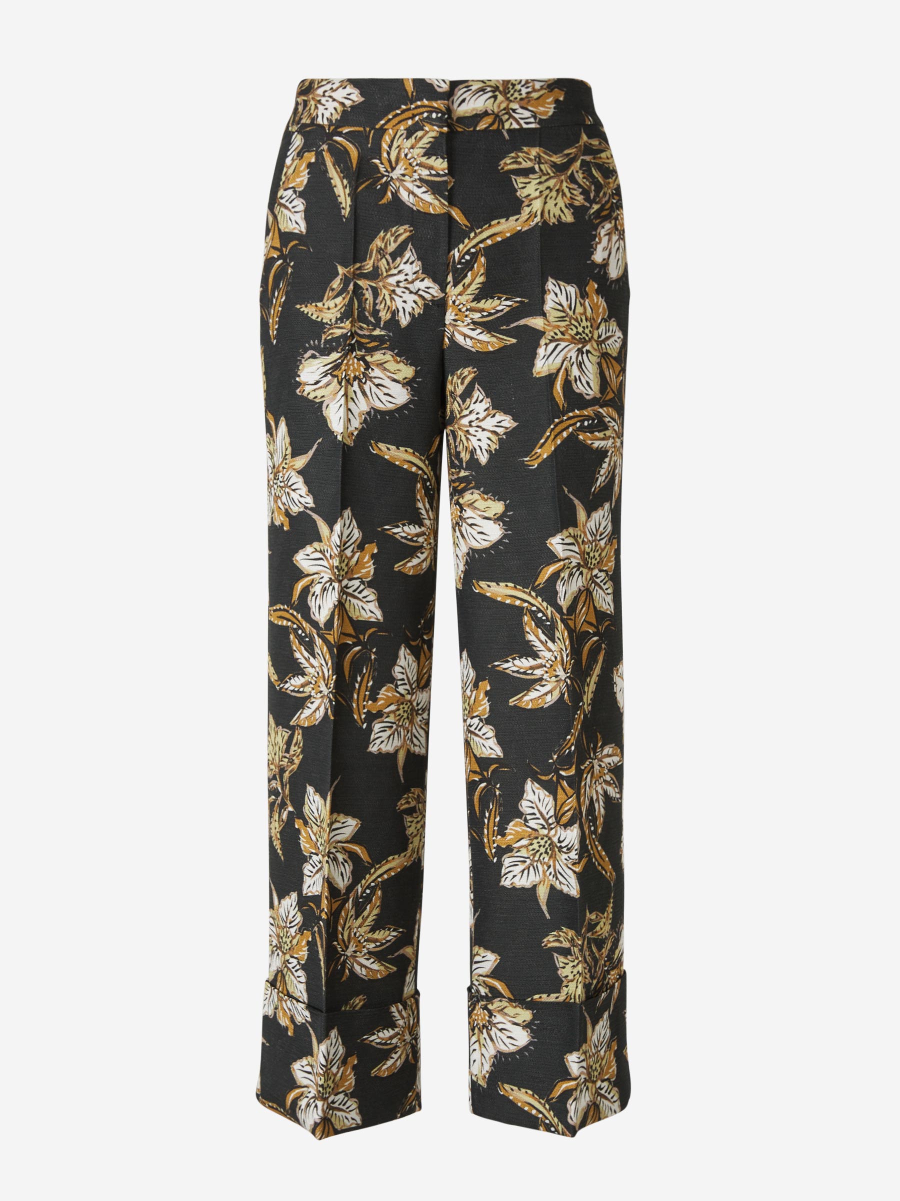 Dorothee Schumacher Pantalones Culotte Florales color Negro sku 761-002621 02 - Foto 1