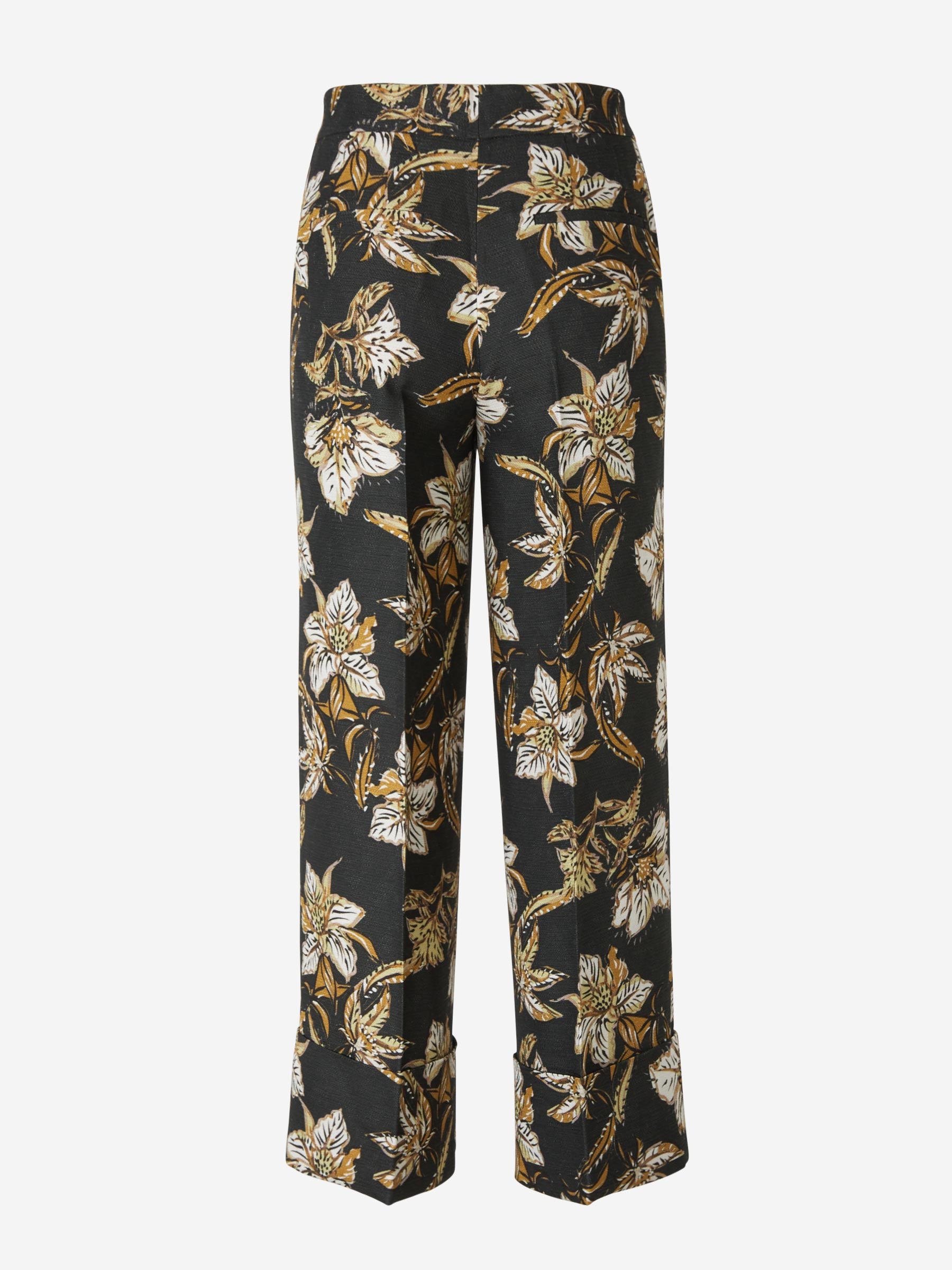 Dorothee Schumacher Pantalones Culotte Florales color Negro sku 761-002621 02 - Foto 2