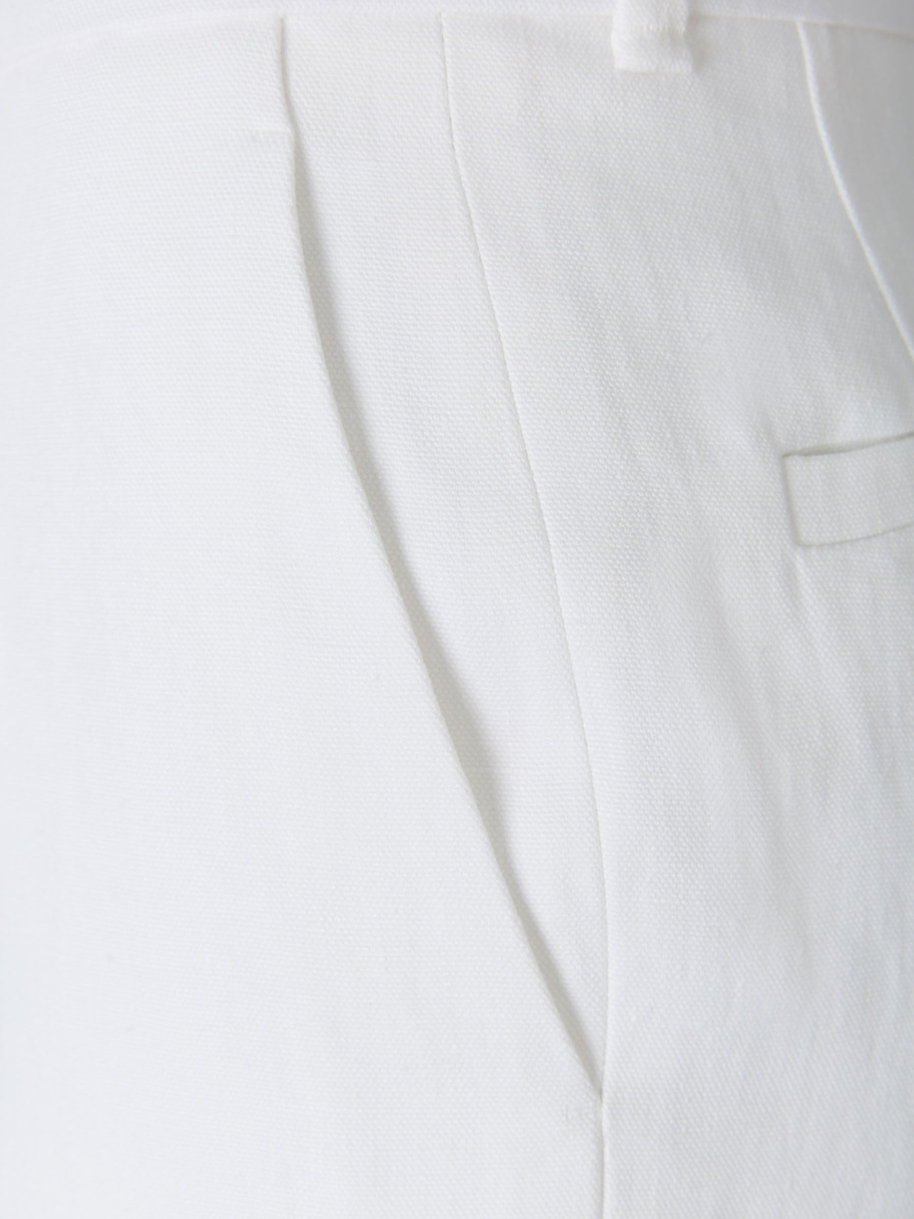 Chloé Pantalones Lino color Blanco sku 761-002763 01 - Foto 3