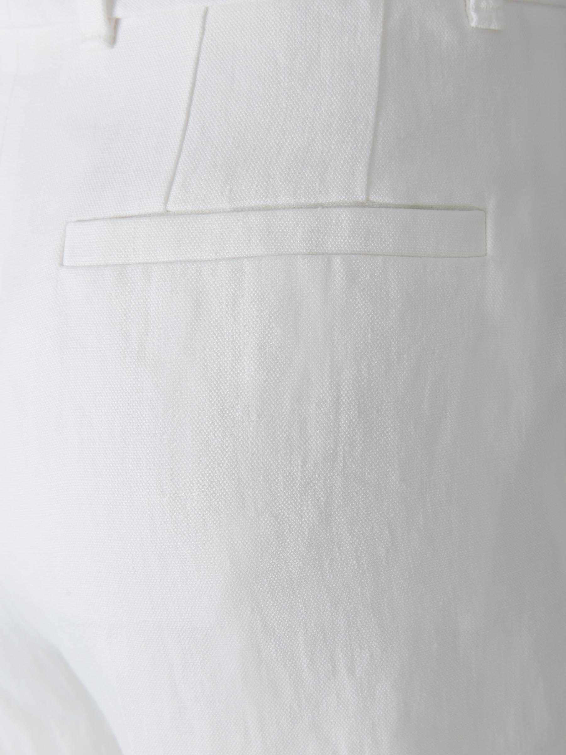 Chloé Pantalones Lino color Blanco sku 761-002763 01 - Foto 4