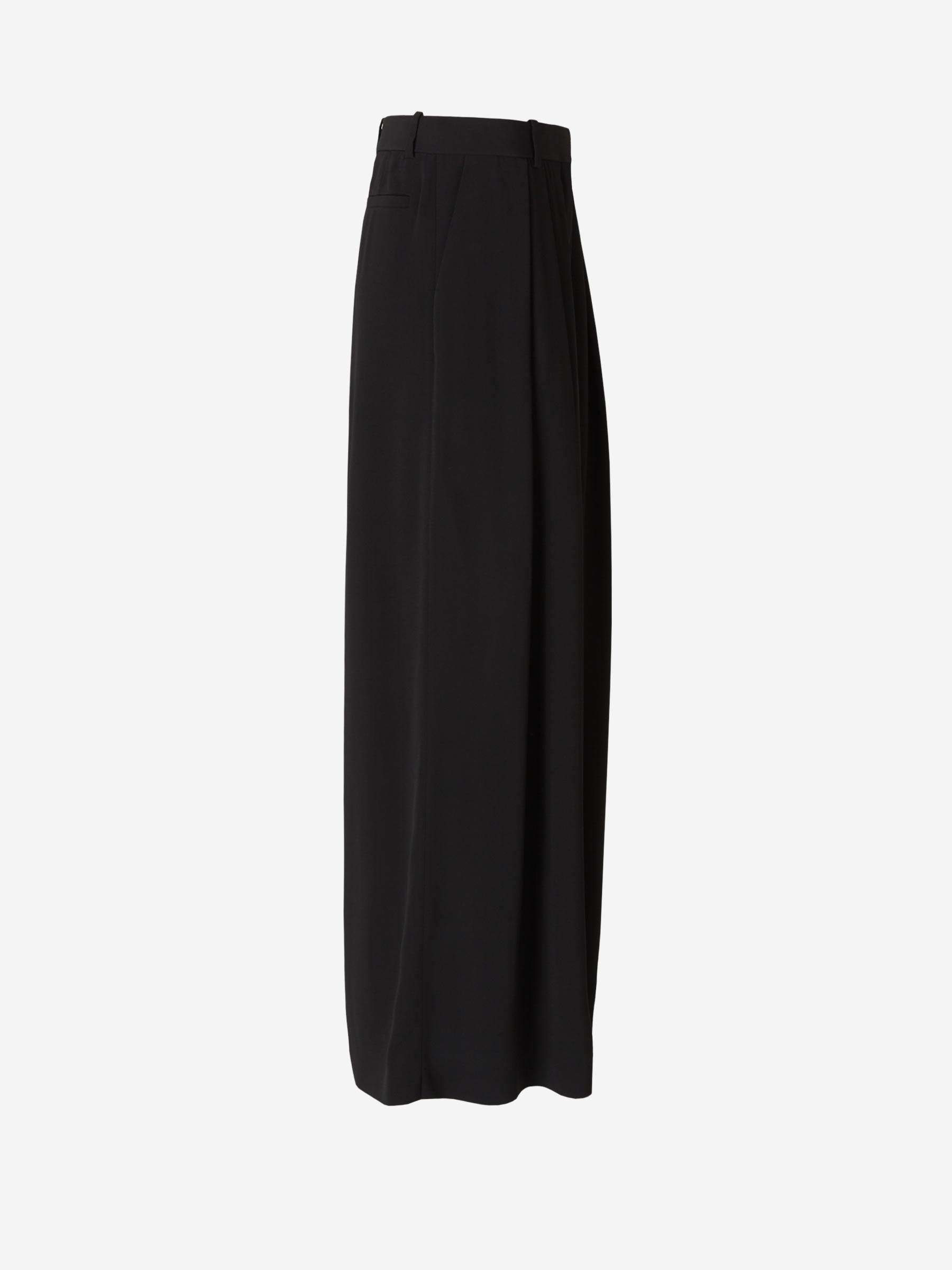 Balmain Pantalones Pinzas Anchos color Negro sku 761-002776 01 - Foto 2