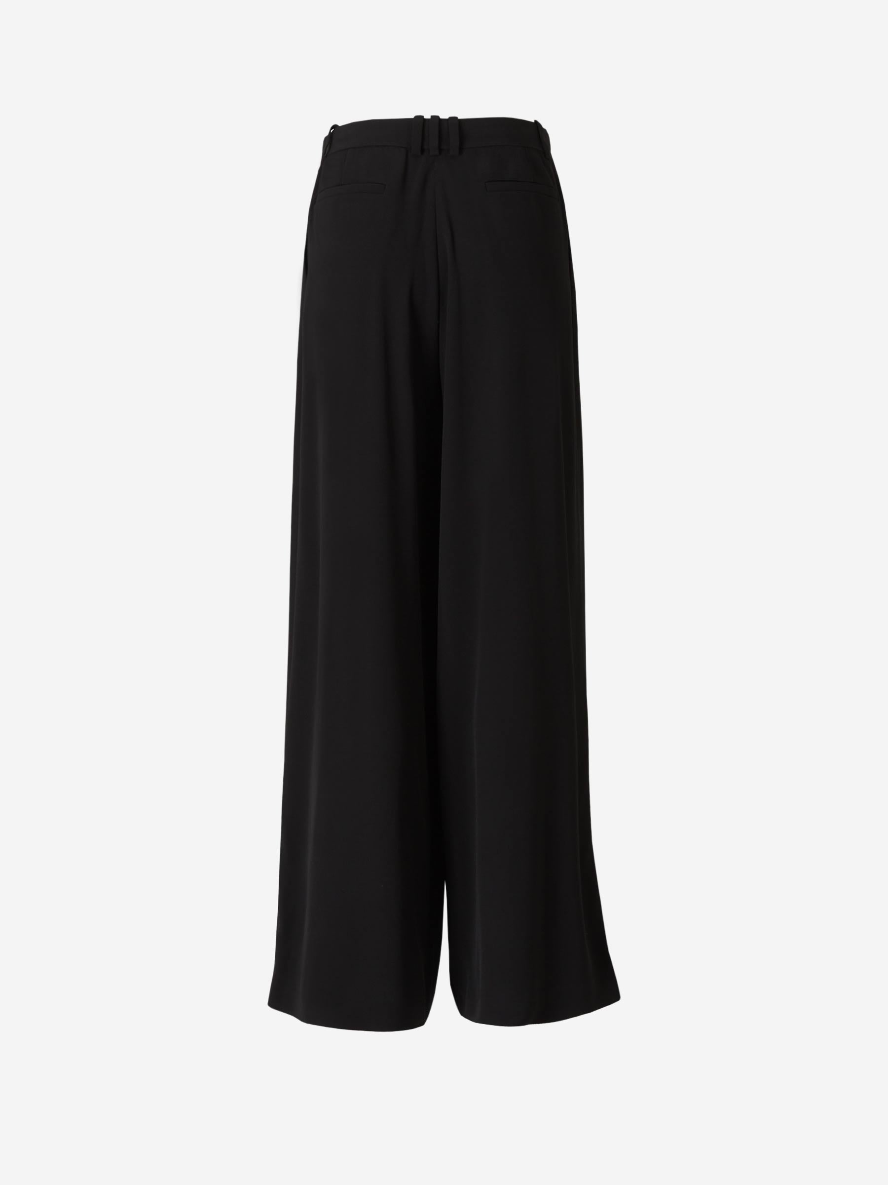 Balmain Pantalones Pinzas Anchos color Negro sku 761-002776 01 - Foto 3