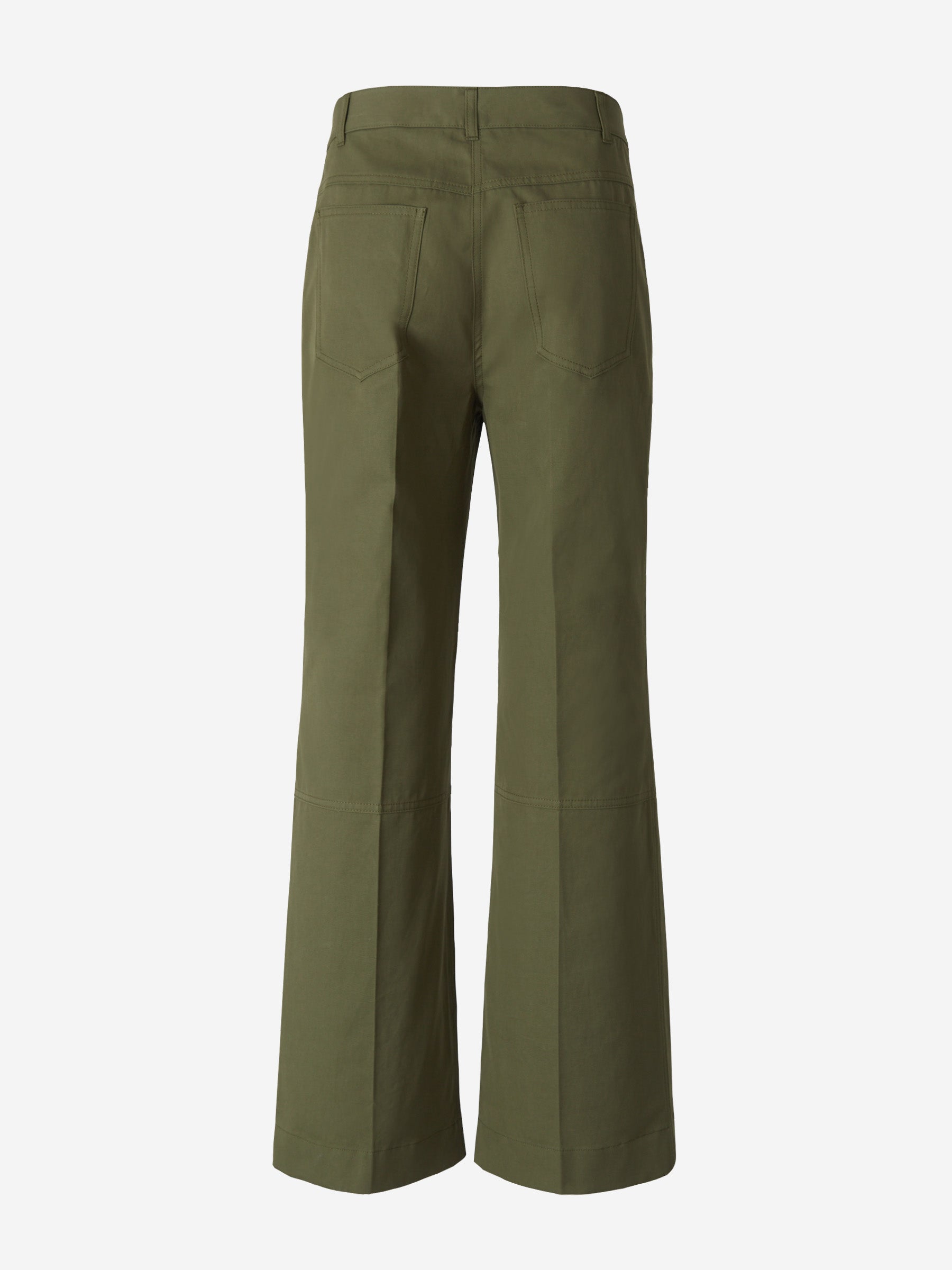 Outlet online Victoria Beckham Mujer Pantalones Utility Relaxed color Verde Militar sku 761-002806 01 - Foto 2