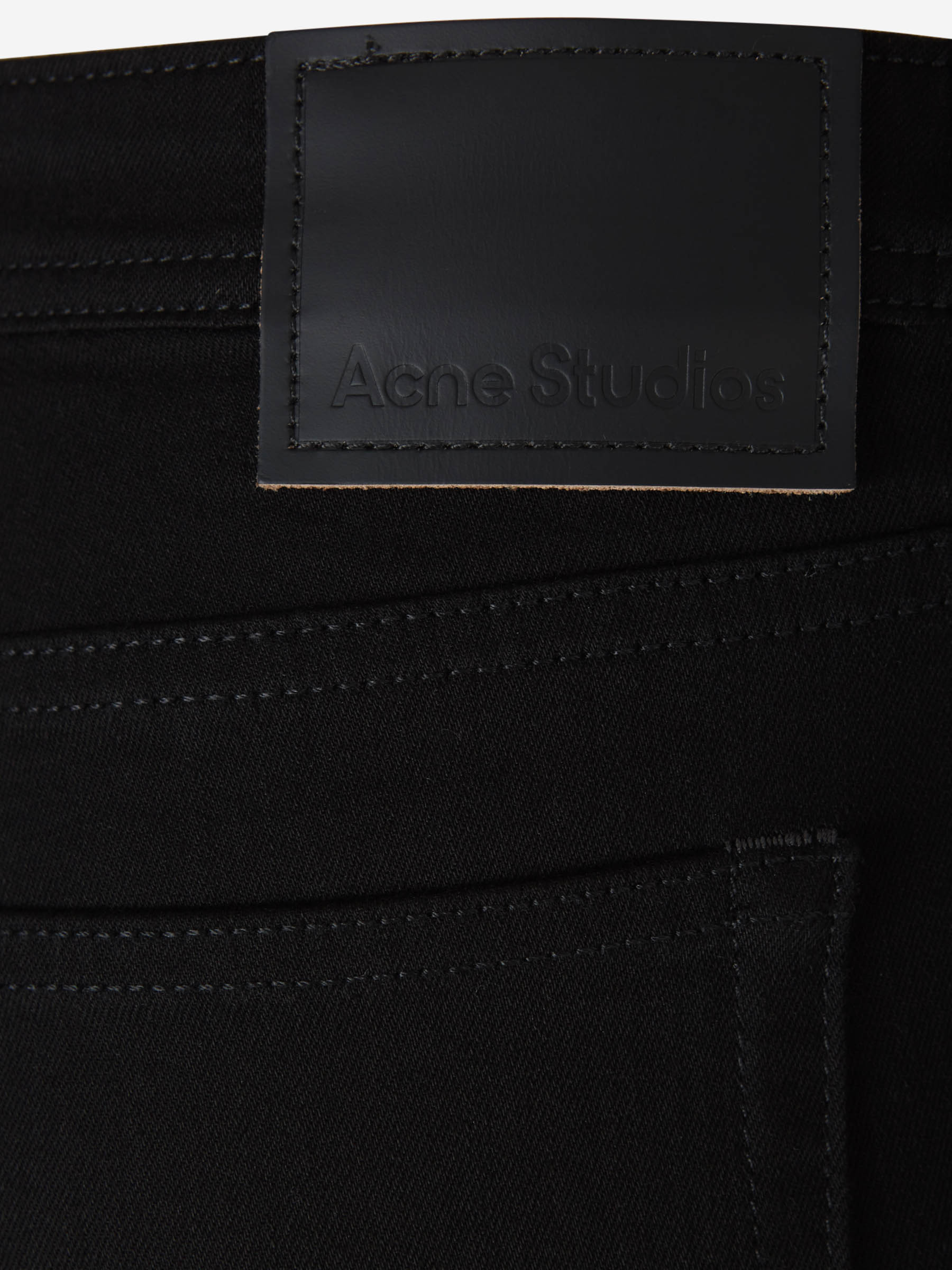 Acne Studios Jeans Skinny Mid Waist color Negro sku 761-002902 01 - Foto 4