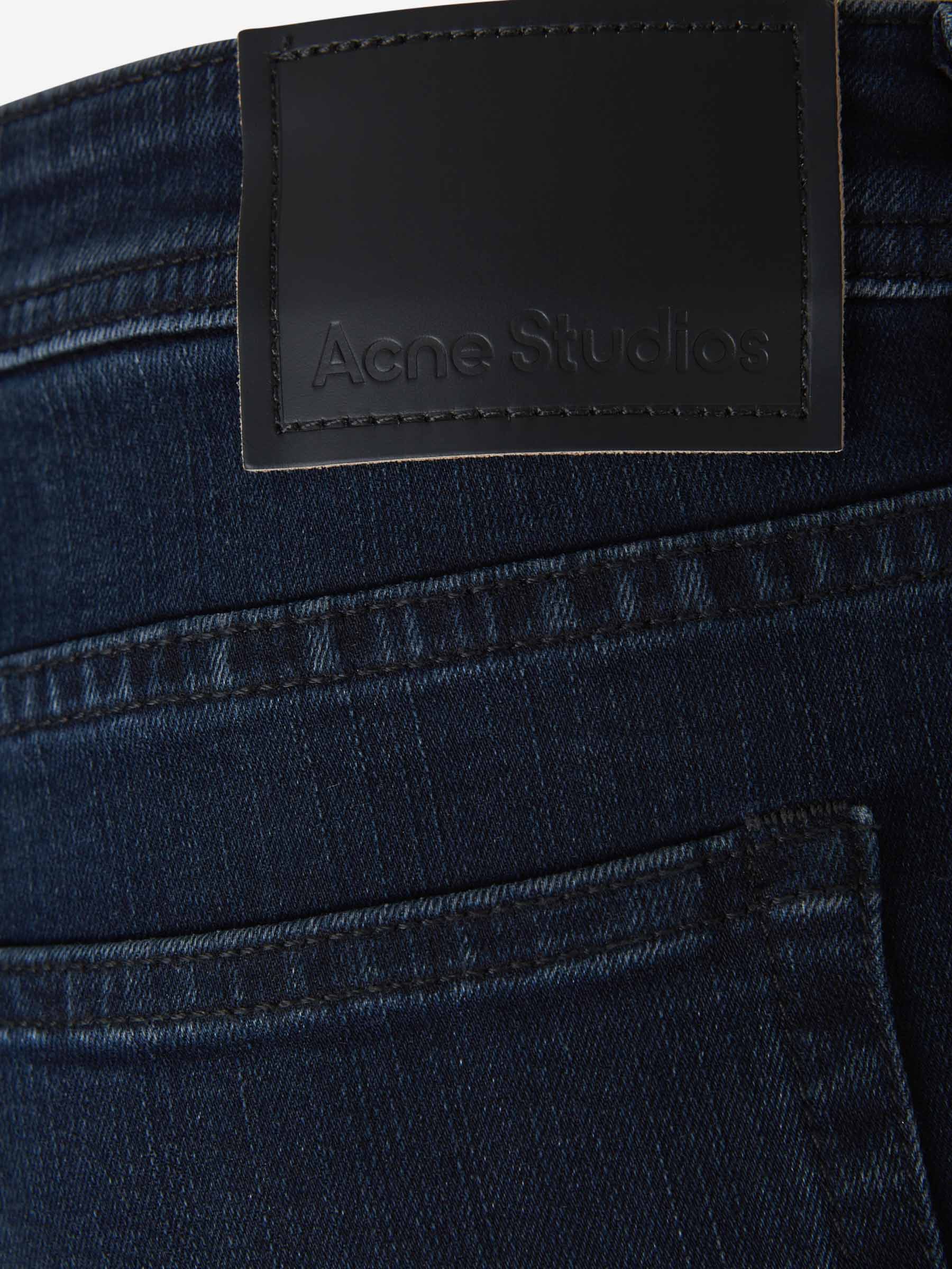 Acne Studios Jeans Skinny Mid Waist color Azul Cobalto sku 761-002903 01 - Foto 4