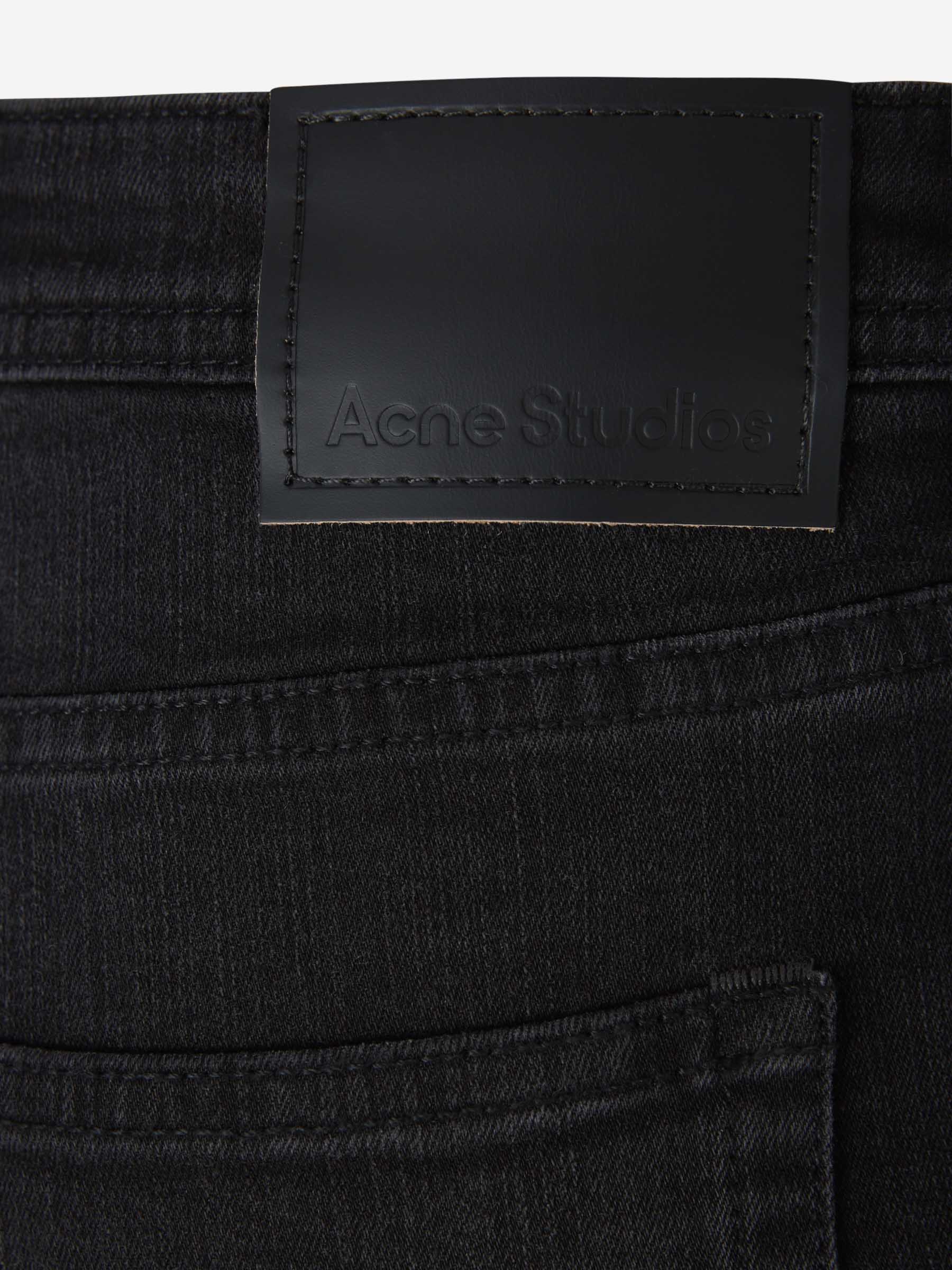Acne Studios Jeans Climb Used Blk color Gris Oscuro sku 761-002904 01 - Foto 4