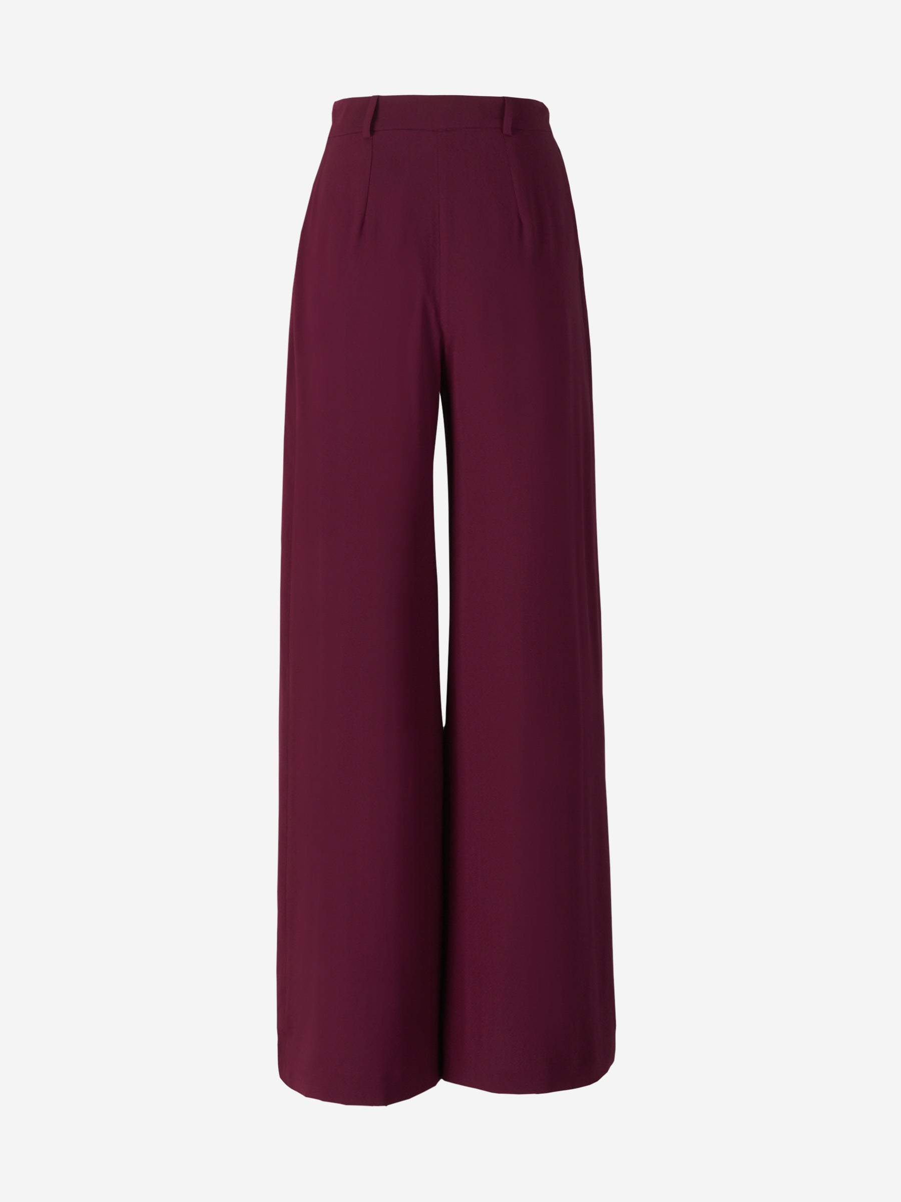 Martin Grant Pantalones Fluidos Seda color Burdeos sku 761-002989 01 - Foto 3
