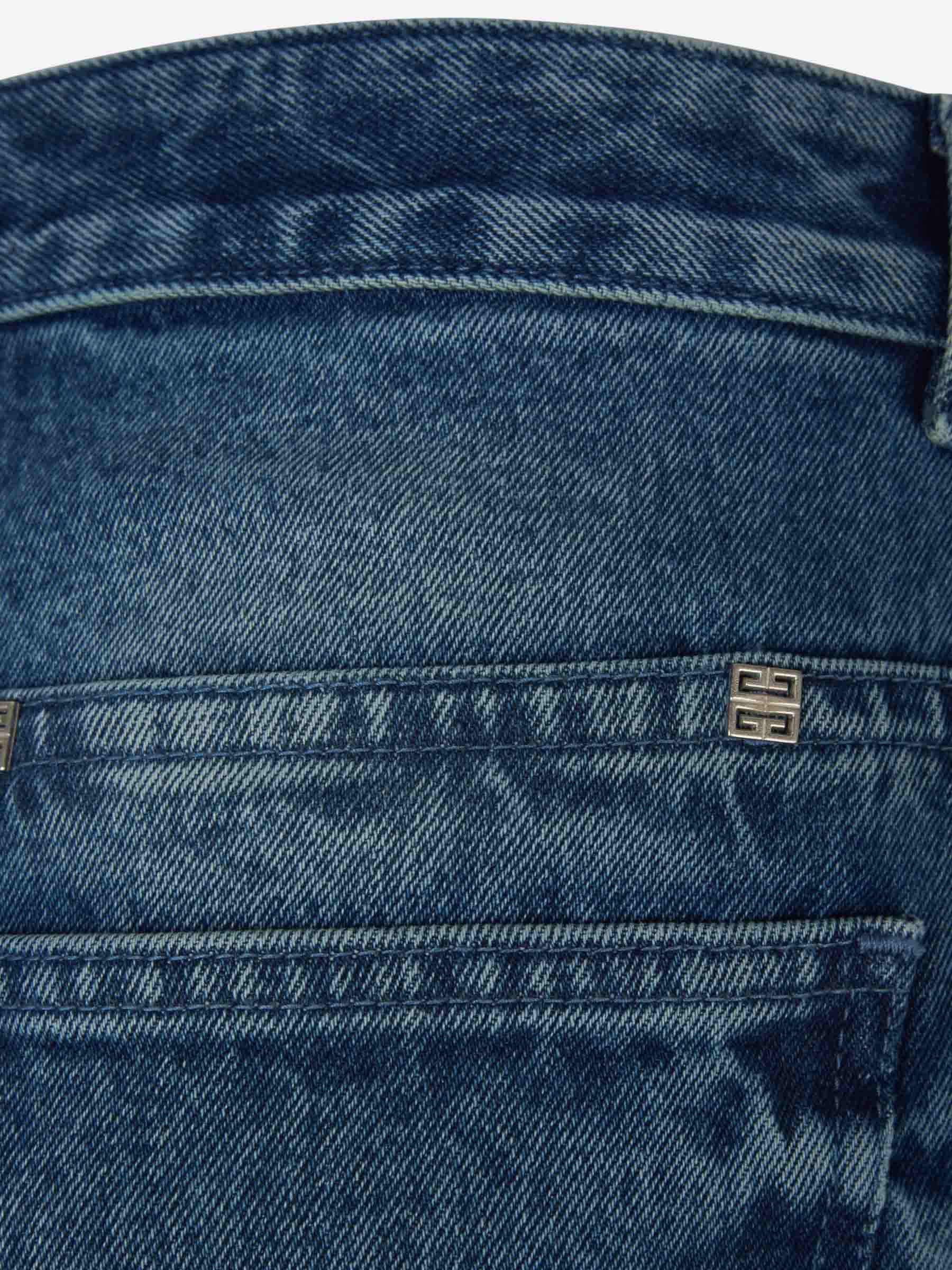 Givenchy Jeans Oversized Lavados color Azul Denim sku 761-003080 01 - Foto 4