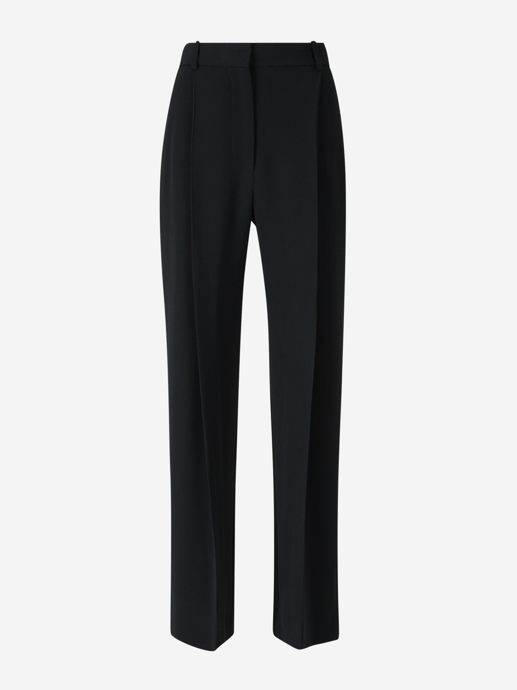 Outlet online Victoria Beckham Mujer Pantalones Plisados Fluidos color Negro sku 761-003106 01 - Foto 1