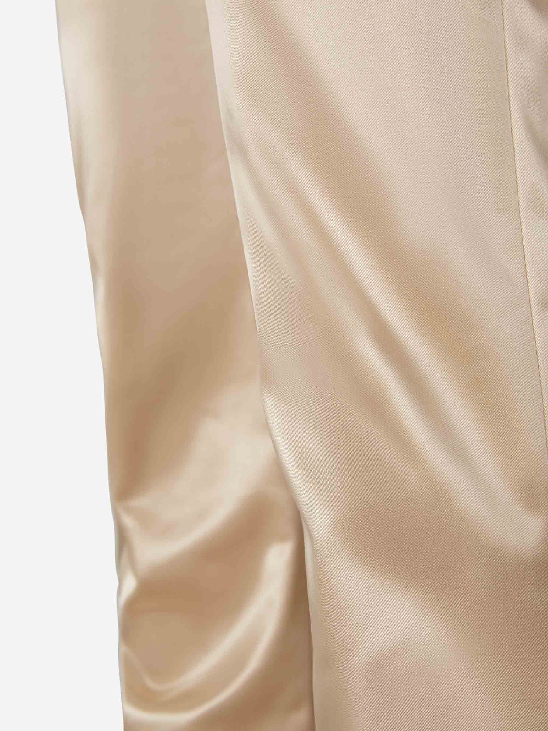 Outlet online Acne Studios Mujer Pantalones Satinados Brillantes color Beis sku 761-003110 01 - Foto 3