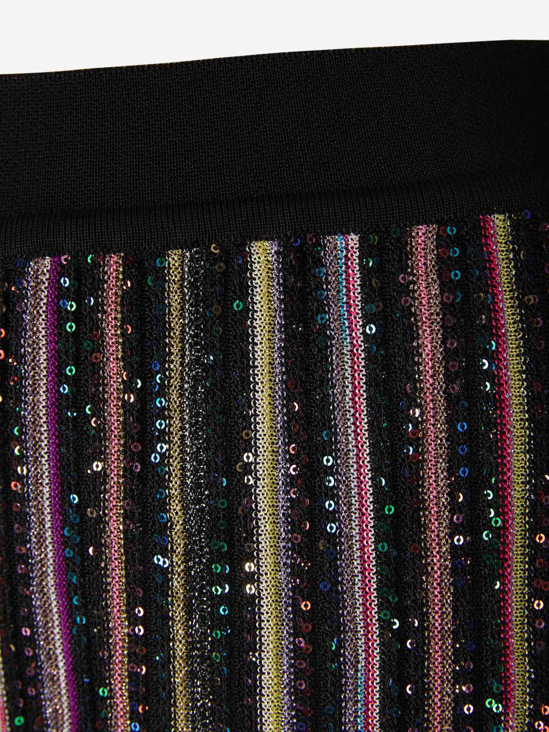 Missoni Pantalones Rayas Lentejuelas color Multicolor sku 761-003151 01 - Foto 4