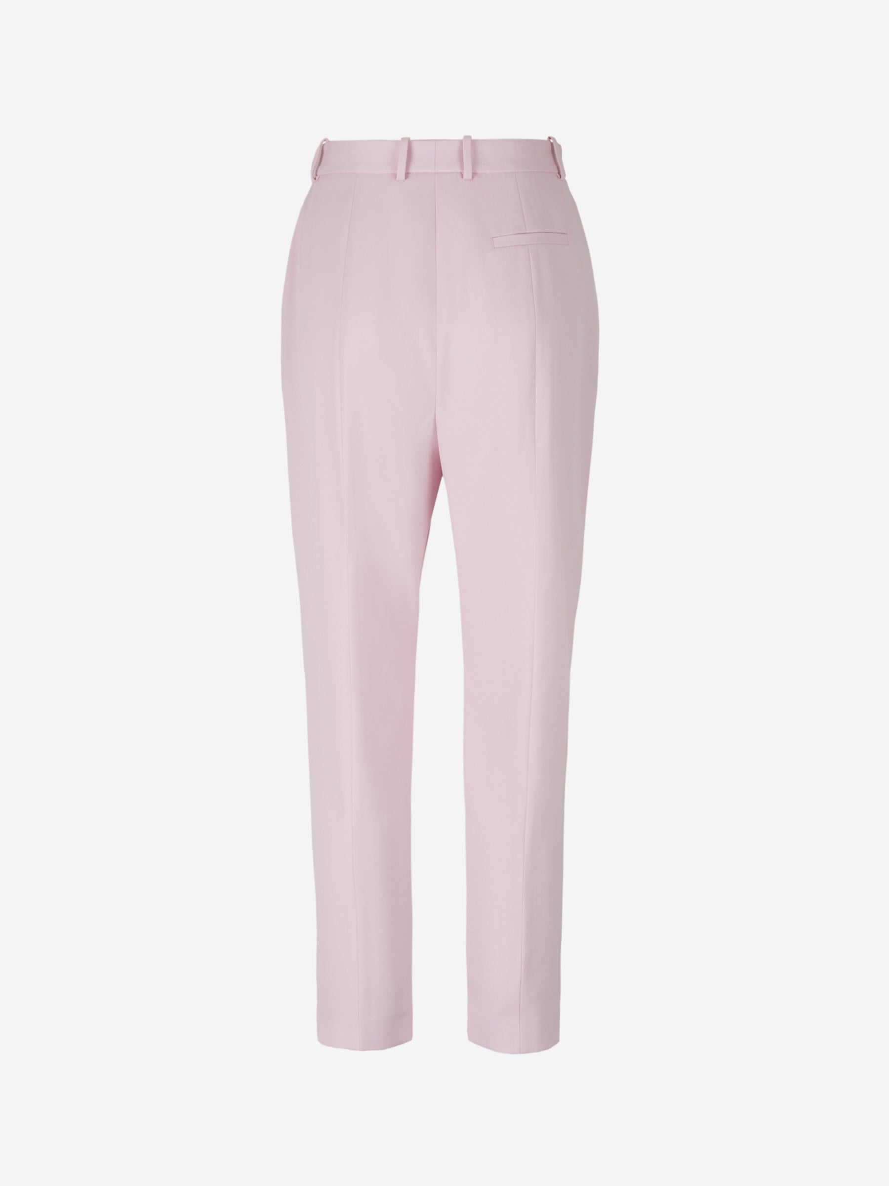 Outlet online Alexander McQueen Mujer Pantalones Vestir Lana color Rosa Envejecido sku 761-003208 01 - Foto 2