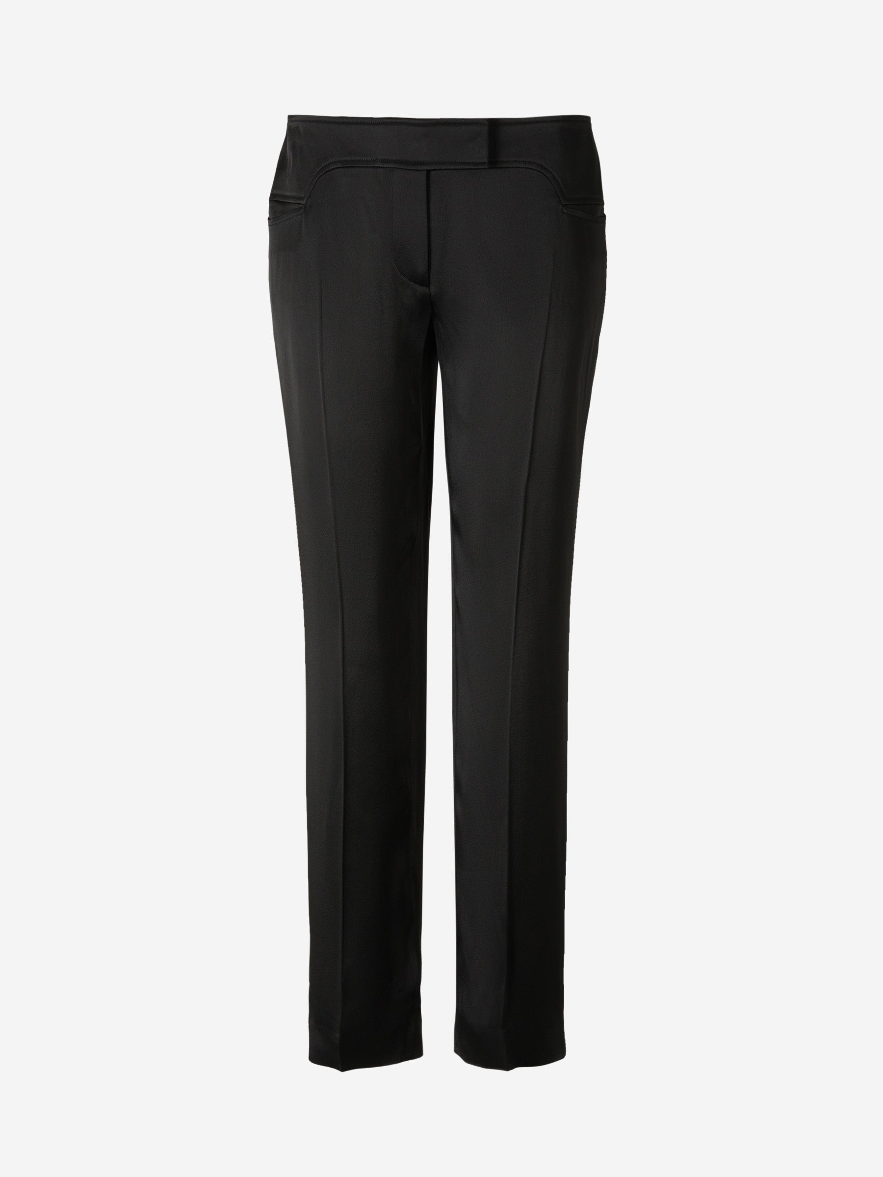 Outlet online Tom Ford Mujer Pantalones Satinados Fluidos color Negro sku 761-003211 01 - Foto 1