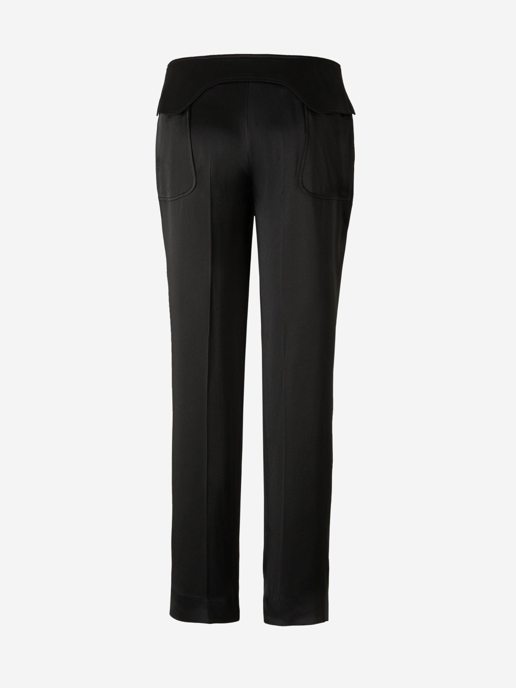 Outlet online Tom Ford Mujer Pantalones Satinados Fluidos color Negro sku 761-003211 01 - Foto 2