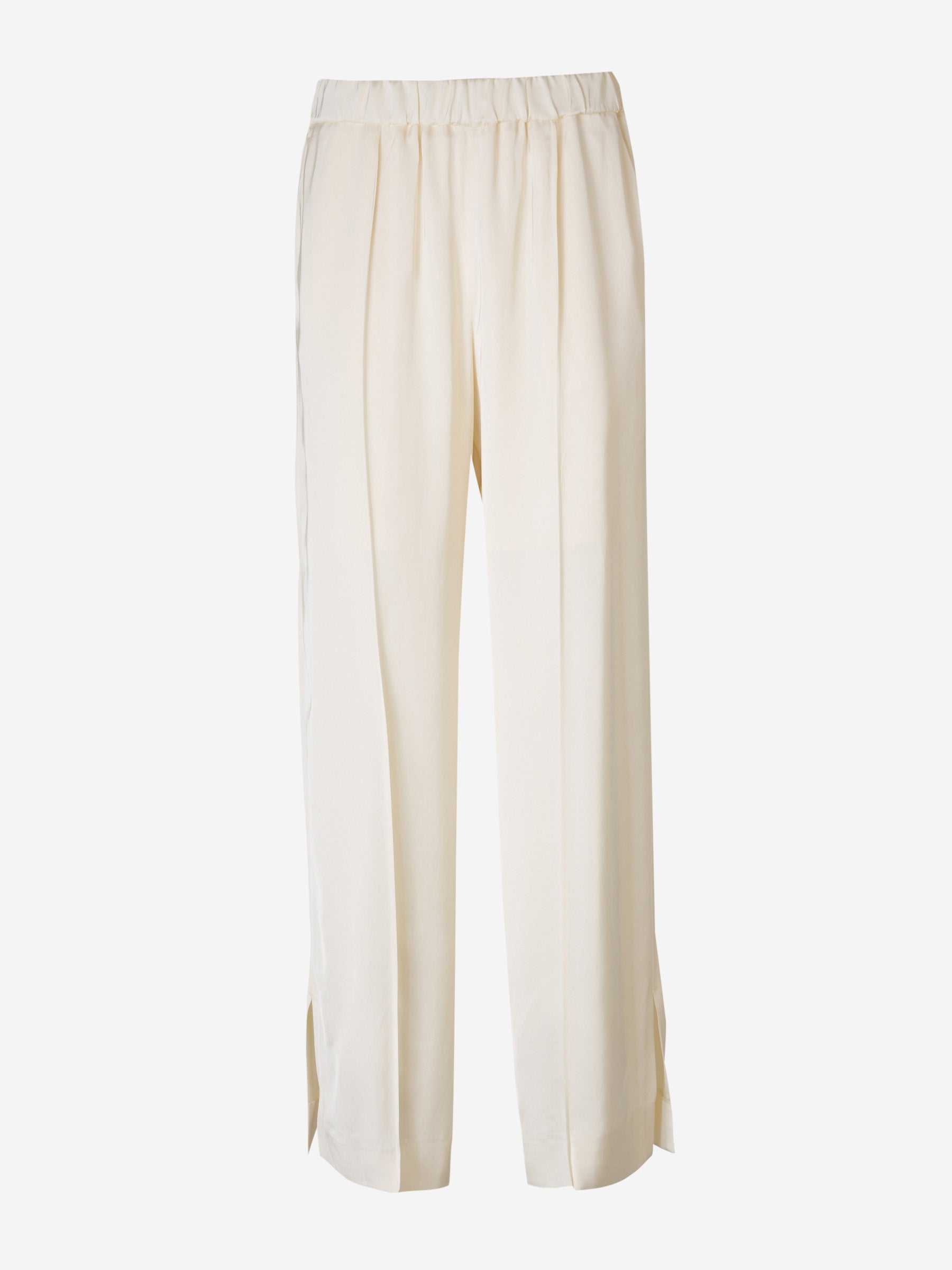 Outlet online Jil Sander Mujer Pantalones Rectos Viscosa color Beis sku 761-003242 01 - Foto 1