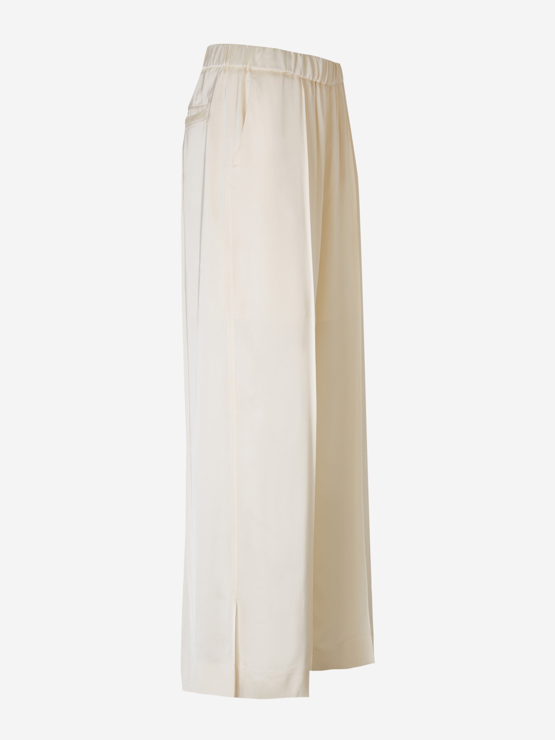 Outlet online Jil Sander Mujer Pantalones Rectos Viscosa color Beis sku 761-003242 01 - Foto 2