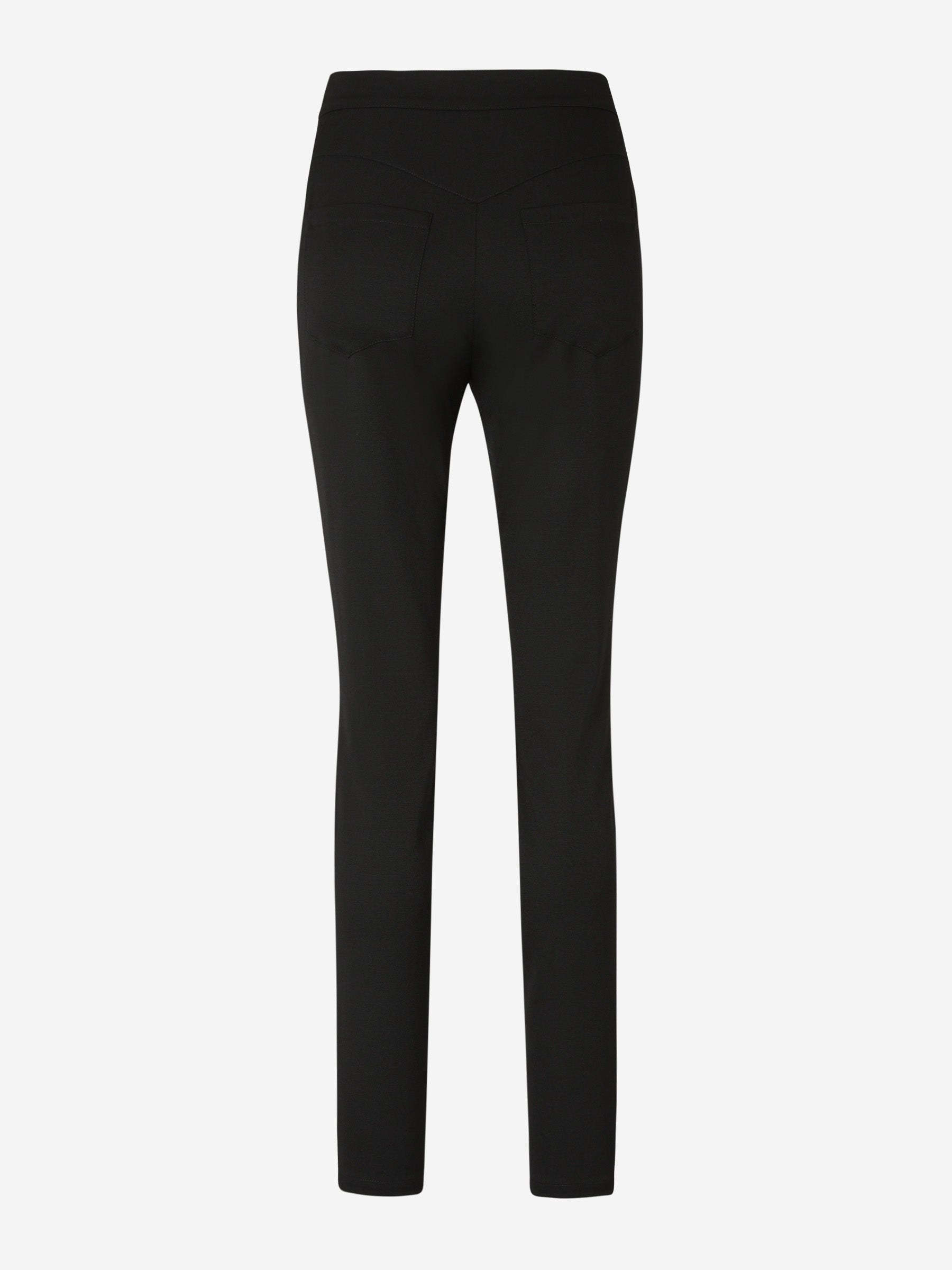 Outlet online Balmain Mujer Pantalones Slim Lana color Negro sku 761-003273 01 - Foto 2