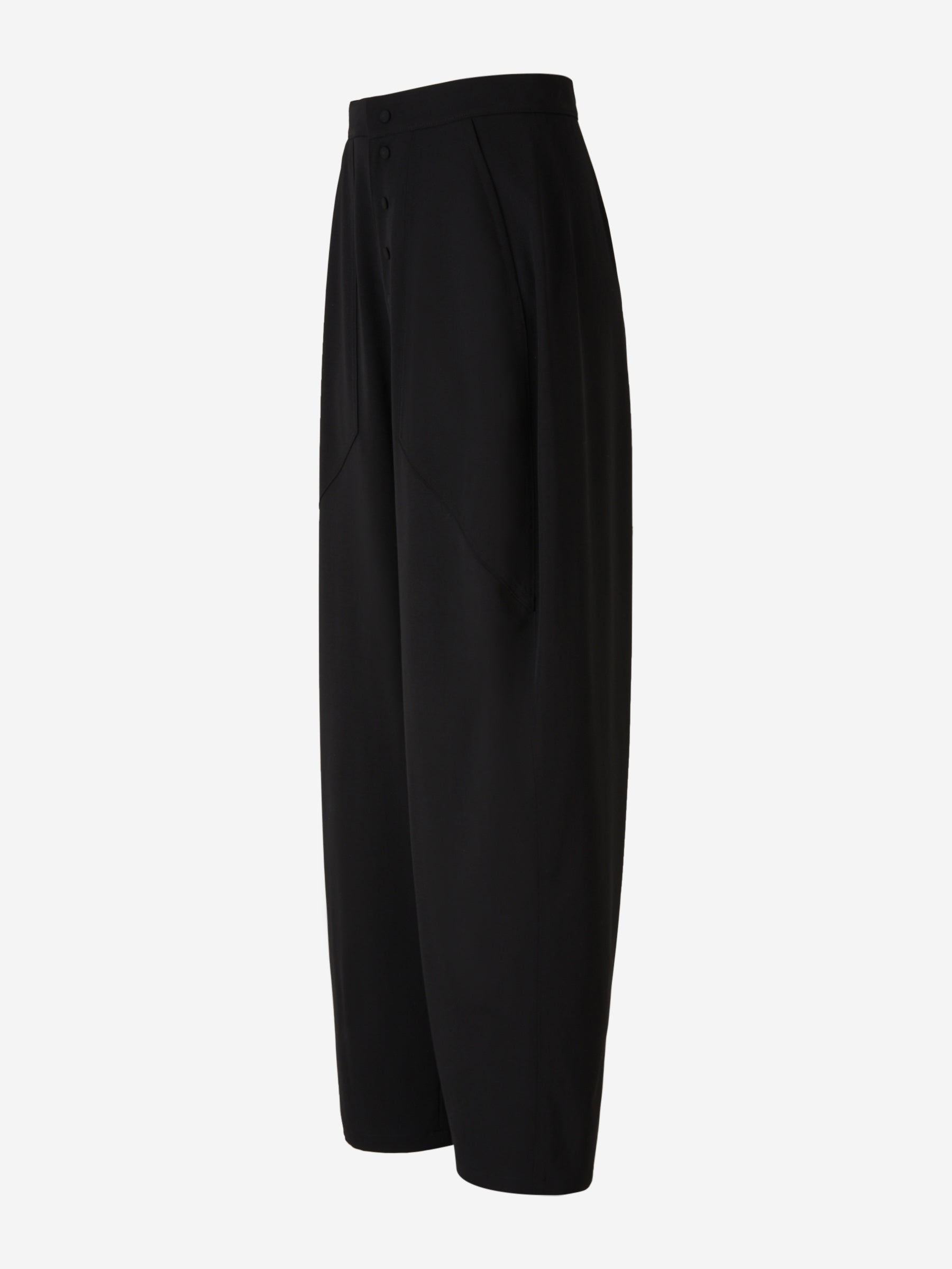 Outlet online Stella McCartney Mujer Pantalones Sastre Holgados color Negro sku 761-003279 01 - Foto 2