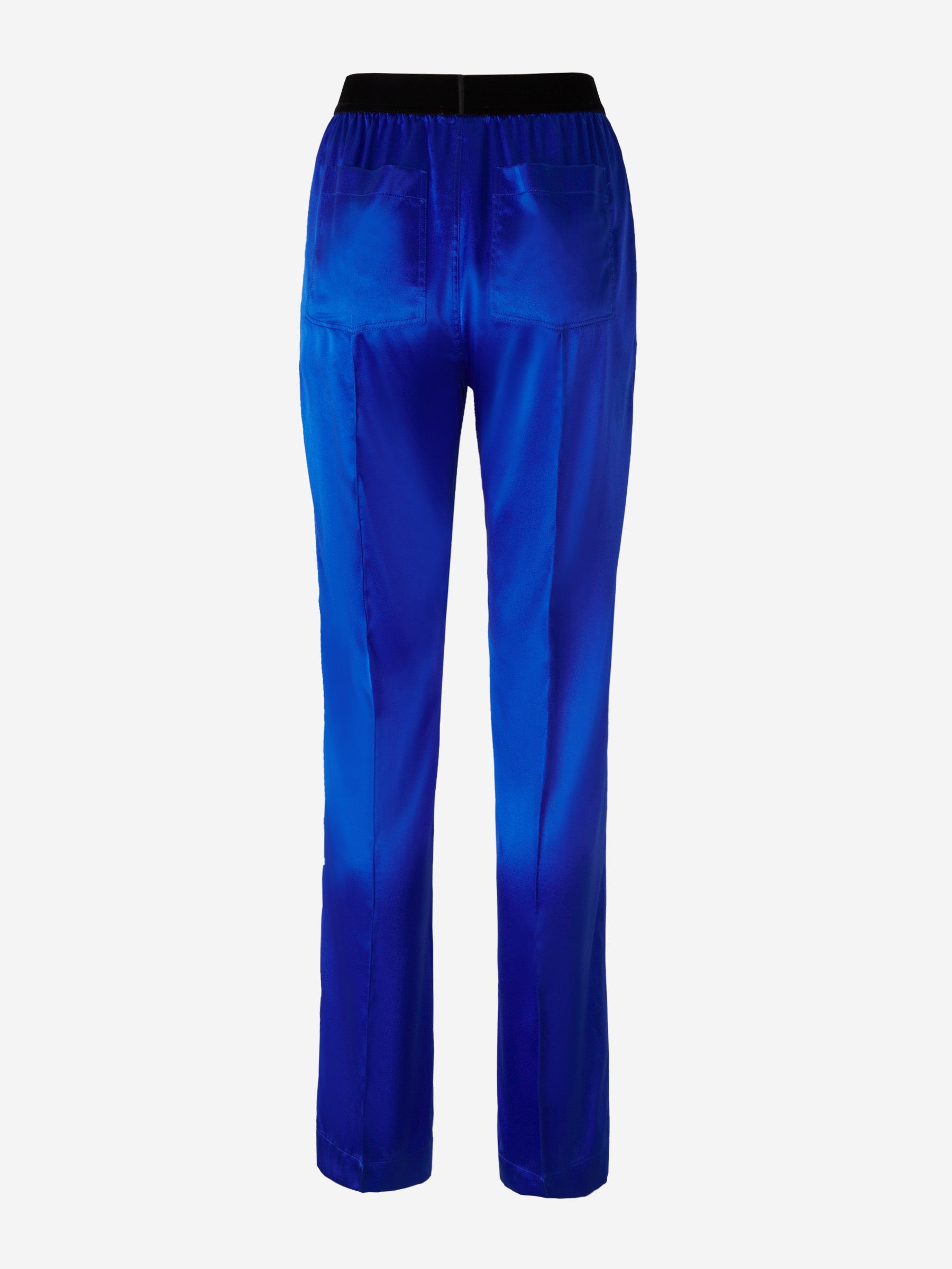 Outlet online Tom Ford Mujer Pantalones Satén Seda color Azul Cobalto sku 761-003303 01 - Foto 2