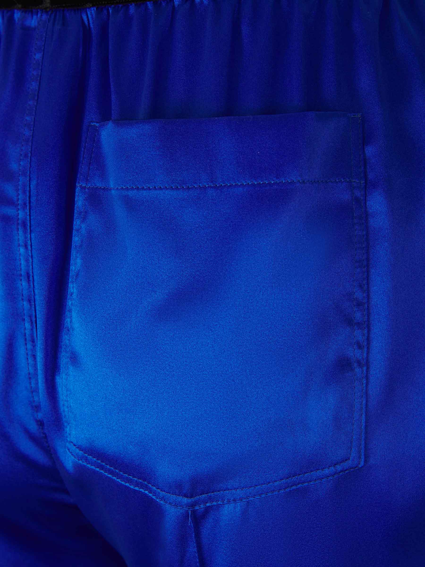 Outlet online Tom Ford Mujer Pantalones Satén Seda color Azul Cobalto sku 761-003303 01 - Foto 5