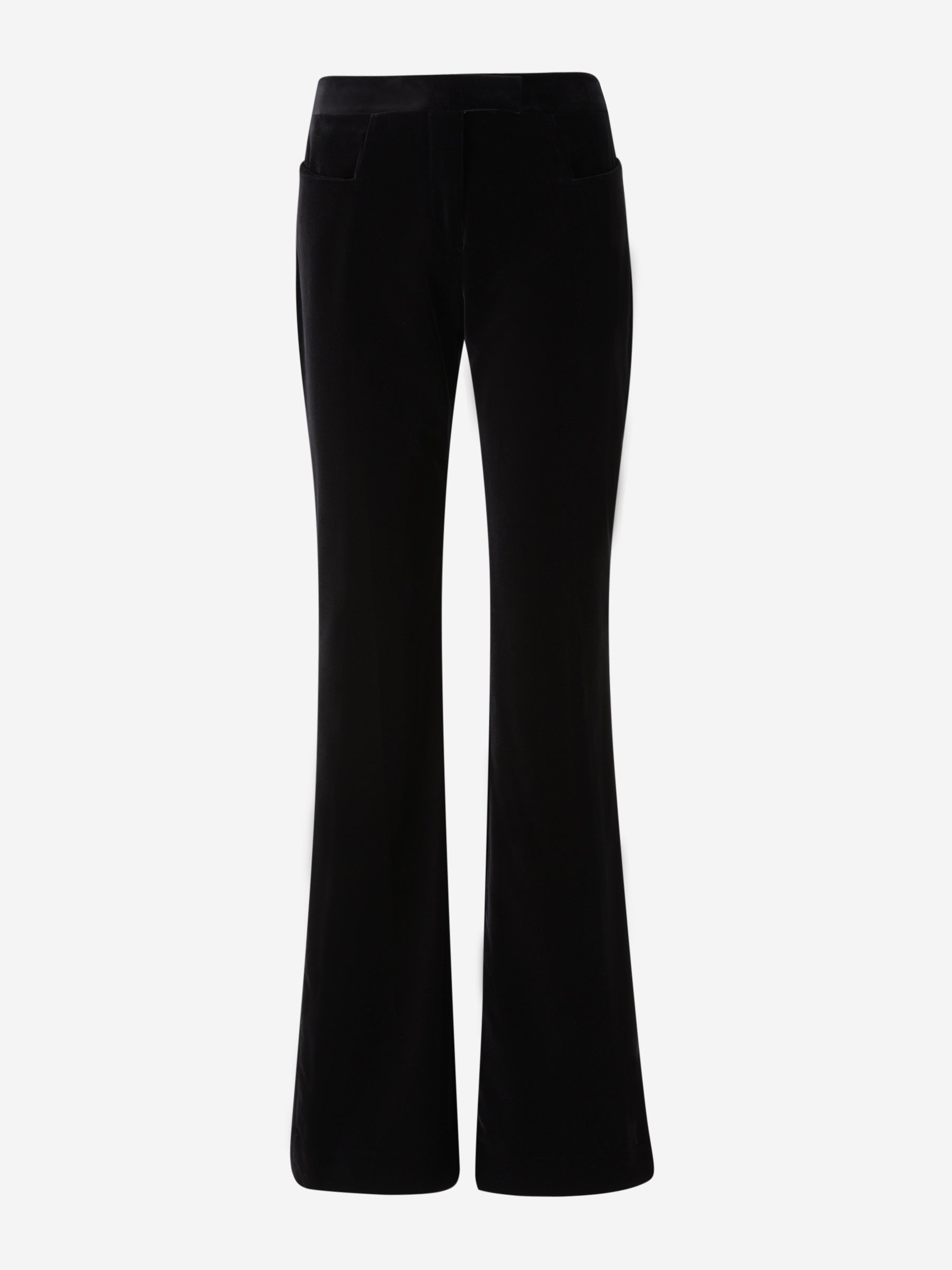 Outlet online Tom Ford Mujer Pantalones Bootcut Terciopelo color Negro sku 761-003307 01 - Foto 1