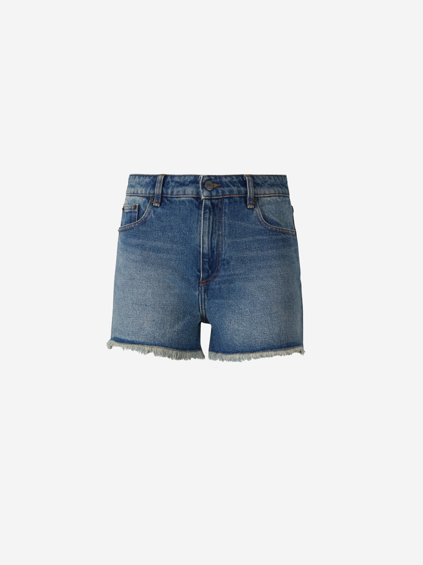 Ami Paris Denim Shorts Algodón color Azul Denim sku 762-000391 01 - Foto 1