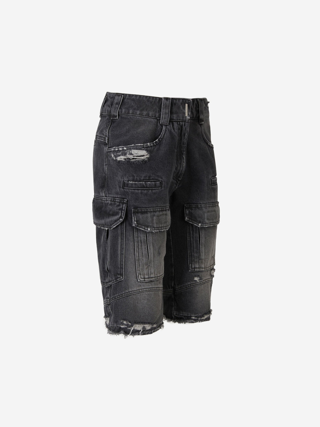 Givenchy Bermudas Cargo Denim color Negro sku 762-000392 01 - Foto 1