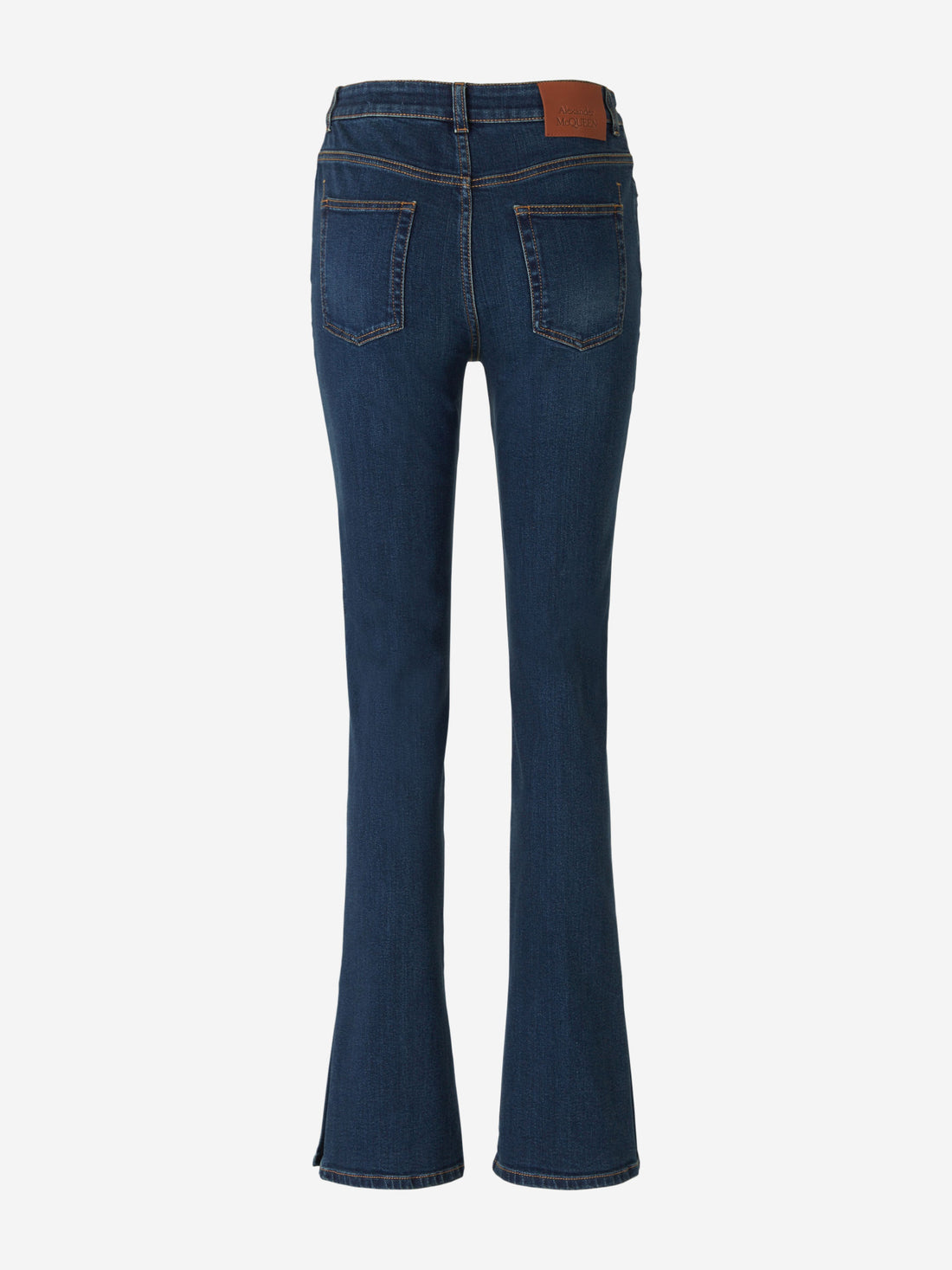 Alexander McQueen Jeans Logo Desgastado color Azul Denim sku 763-001190 01 - Foto 2