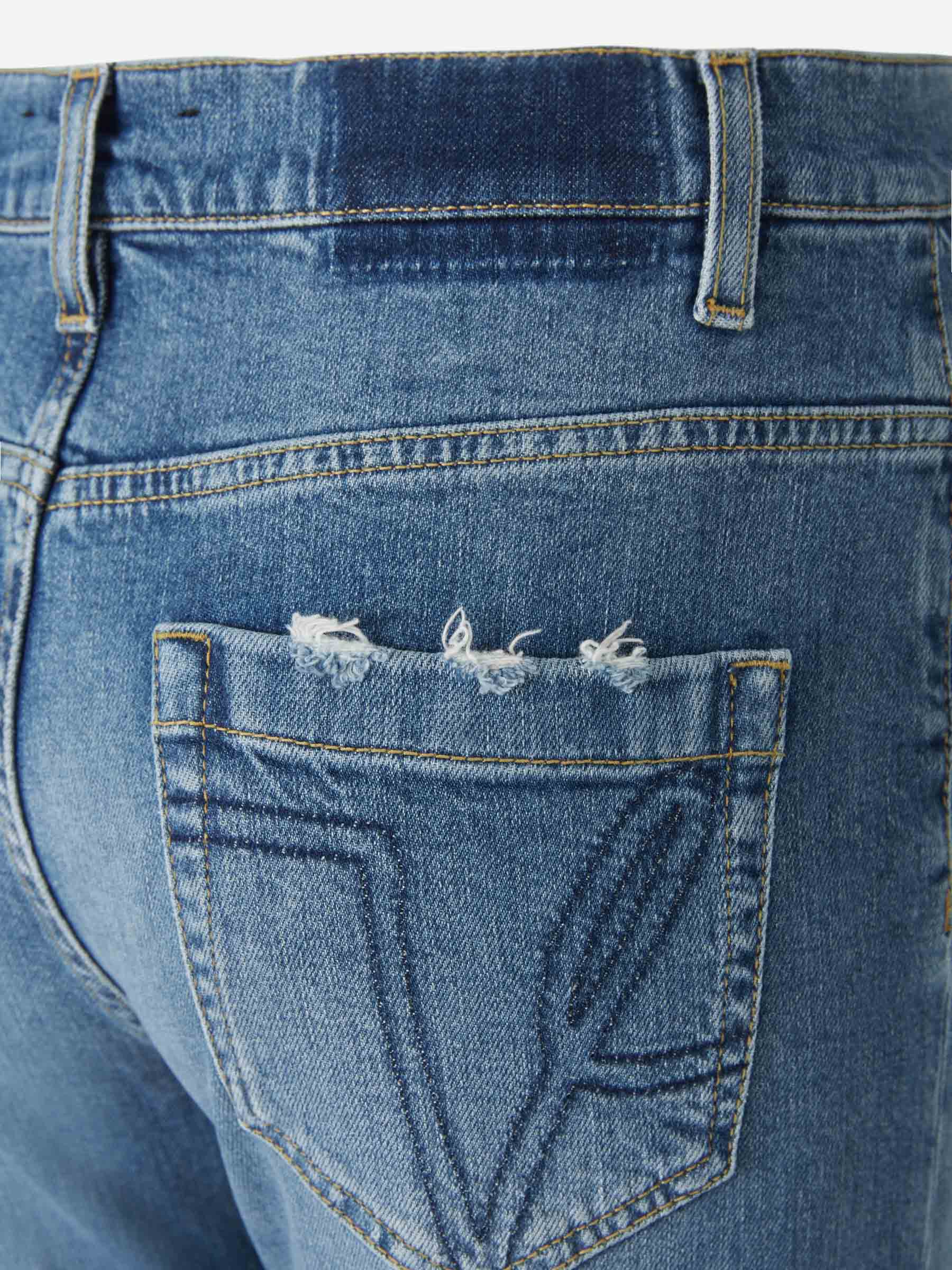 Dorothee Schumacher Jeans Boyfriend Algodón color Azul Denim sku 763-001237 01 - Foto 4