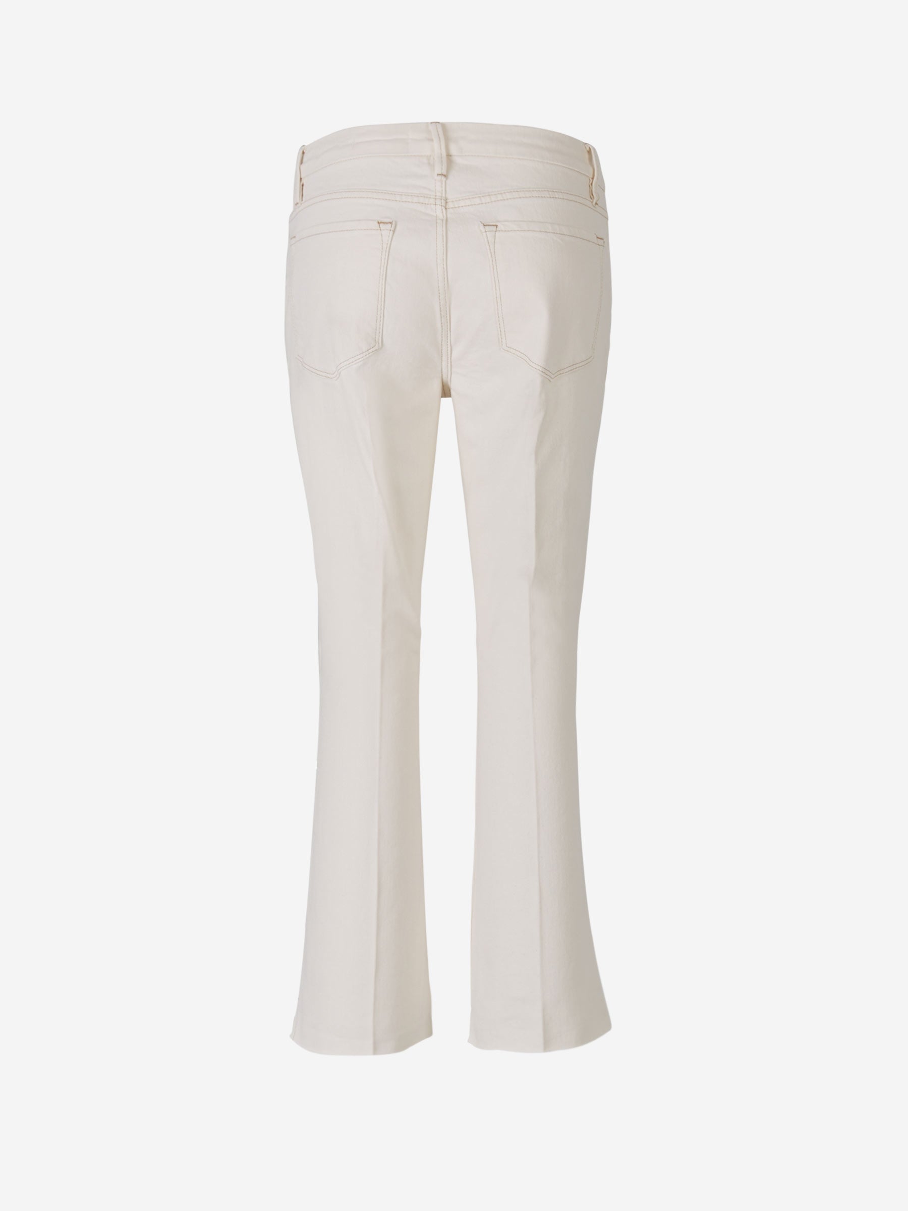 Frame Jeans Le Crop Mini Boot color Marfil sku 763-001240 01 - Foto 2