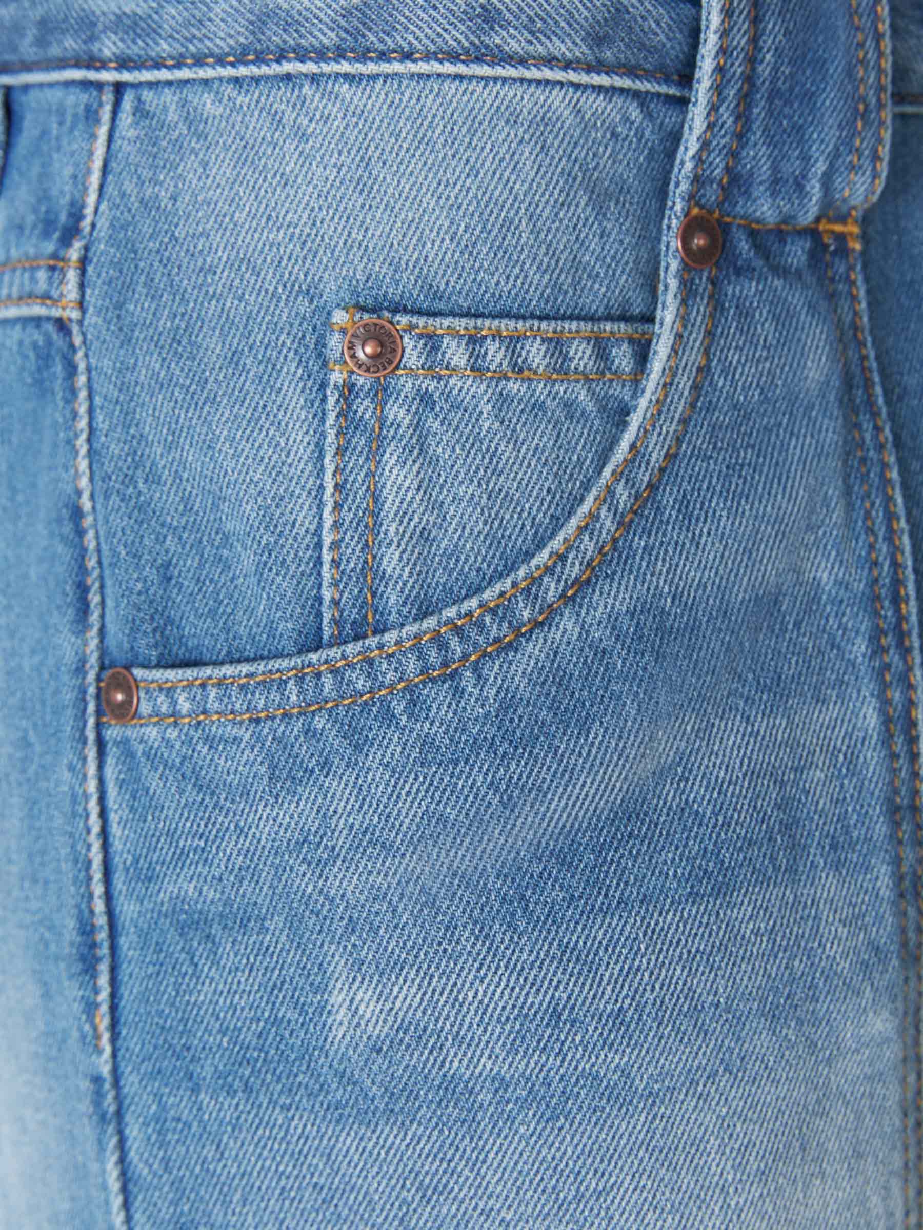 Victoria Beckham Jeans Frankie 70s color Azul Denim sku 763-001260 01 - Foto 3