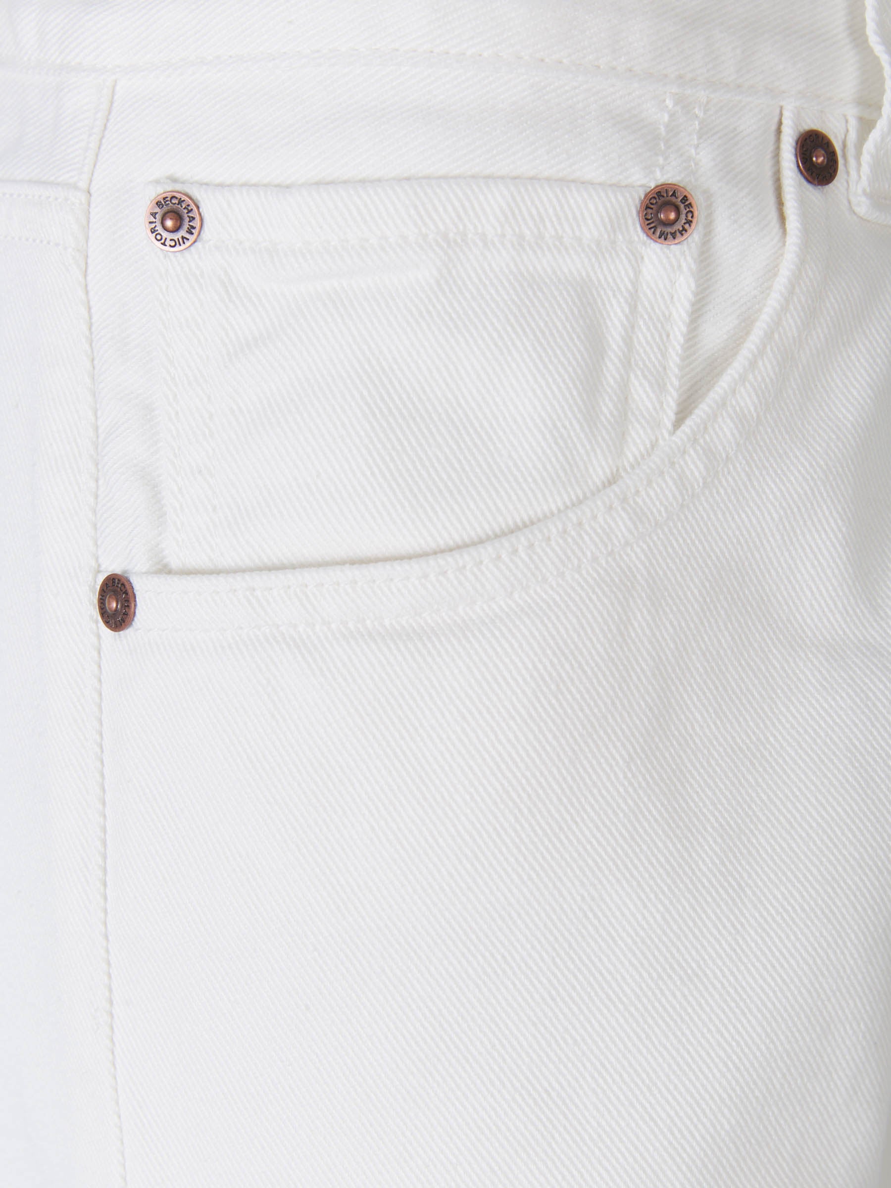 Victoria Beckham Jeans Olivia Slim Fit color Blanco sku 763-001294 01 - Foto 3