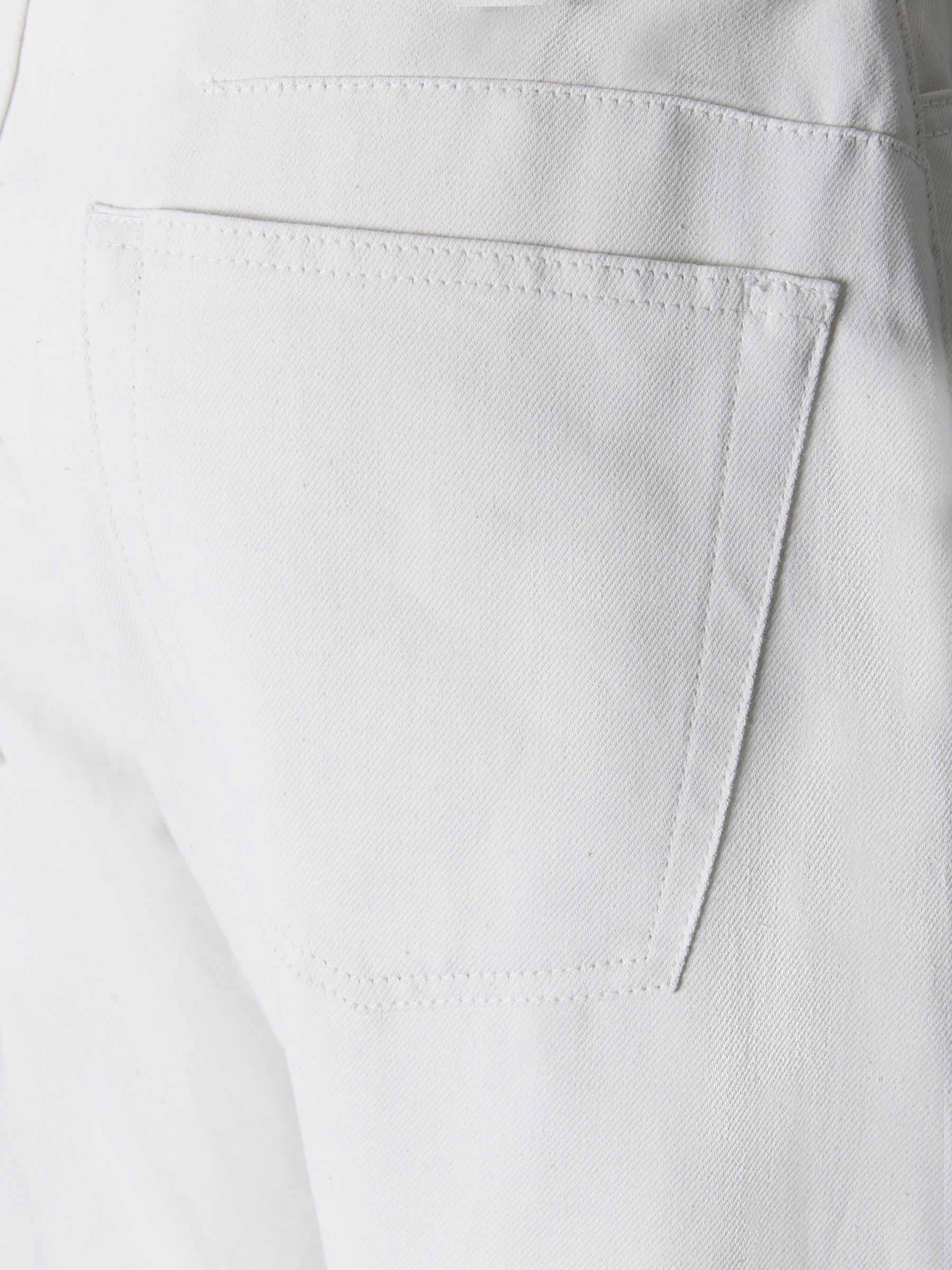 Jil Sander Jeans Algodón Y Lino color Blanco sku 763-001310 01 - Foto 4