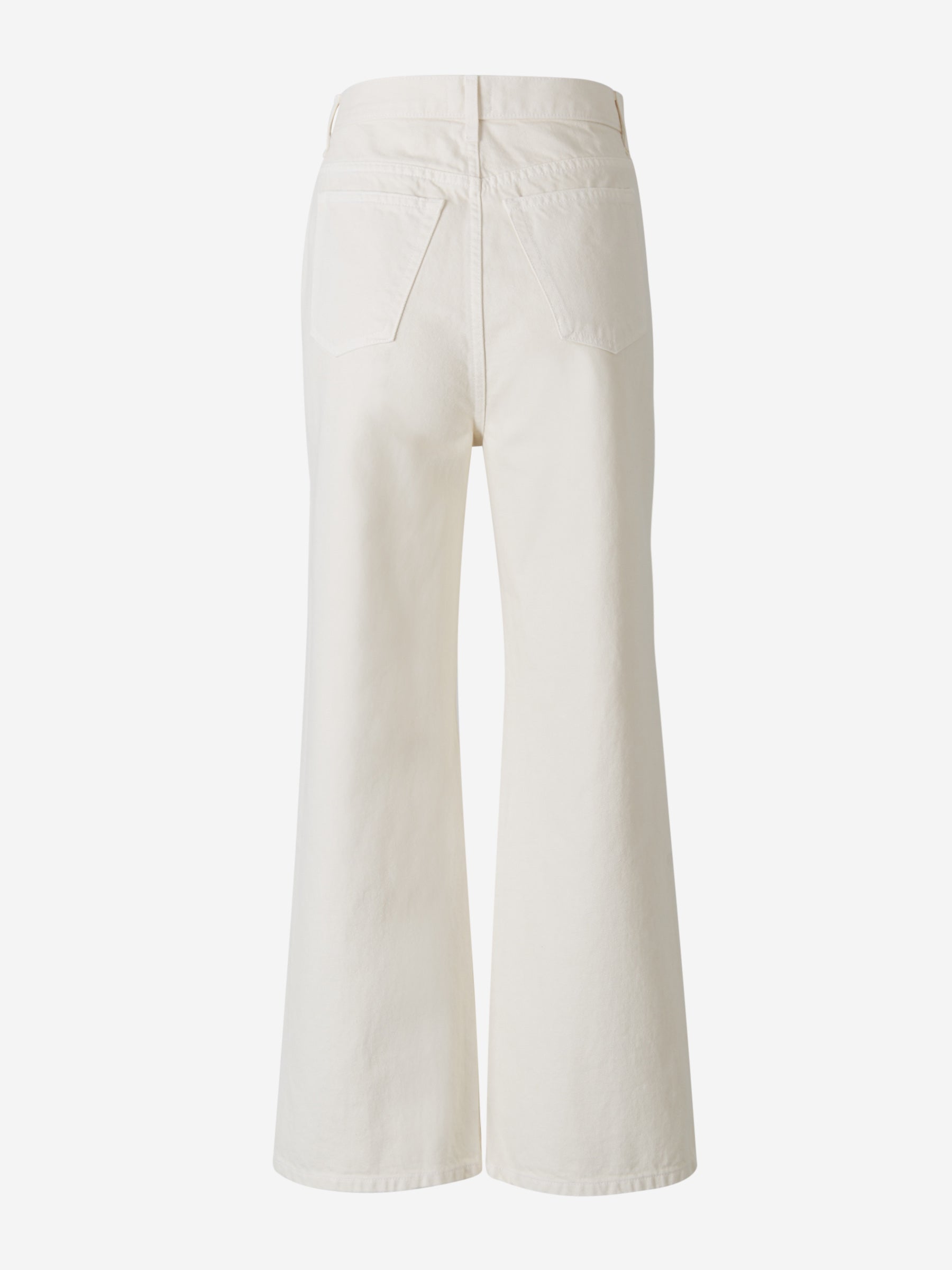 Khaite Jeans Jordan Acampanados color Marfil sku 763-001350 01 - Foto 2