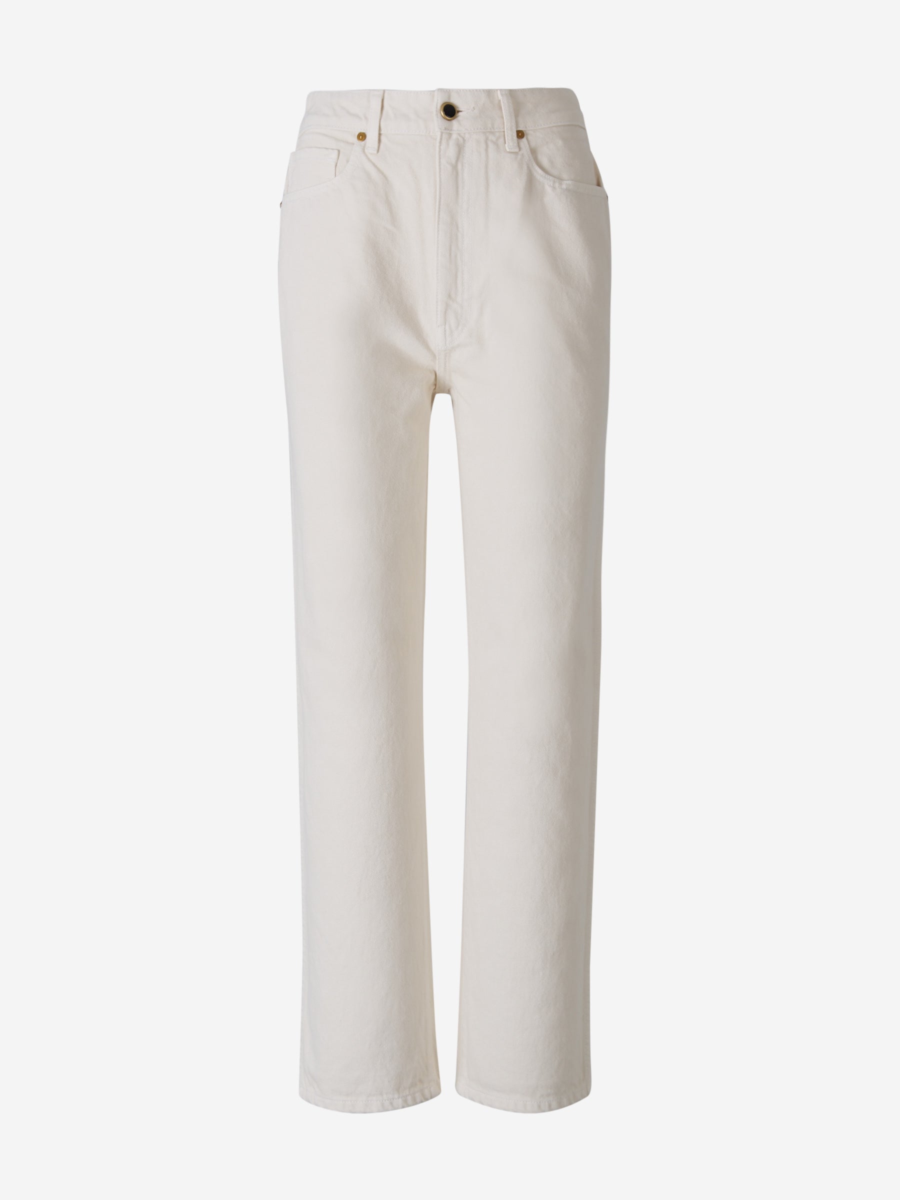 Khaite Jeans Abigail Cotó color Marfil sku 763-001364 01 - Foto 1