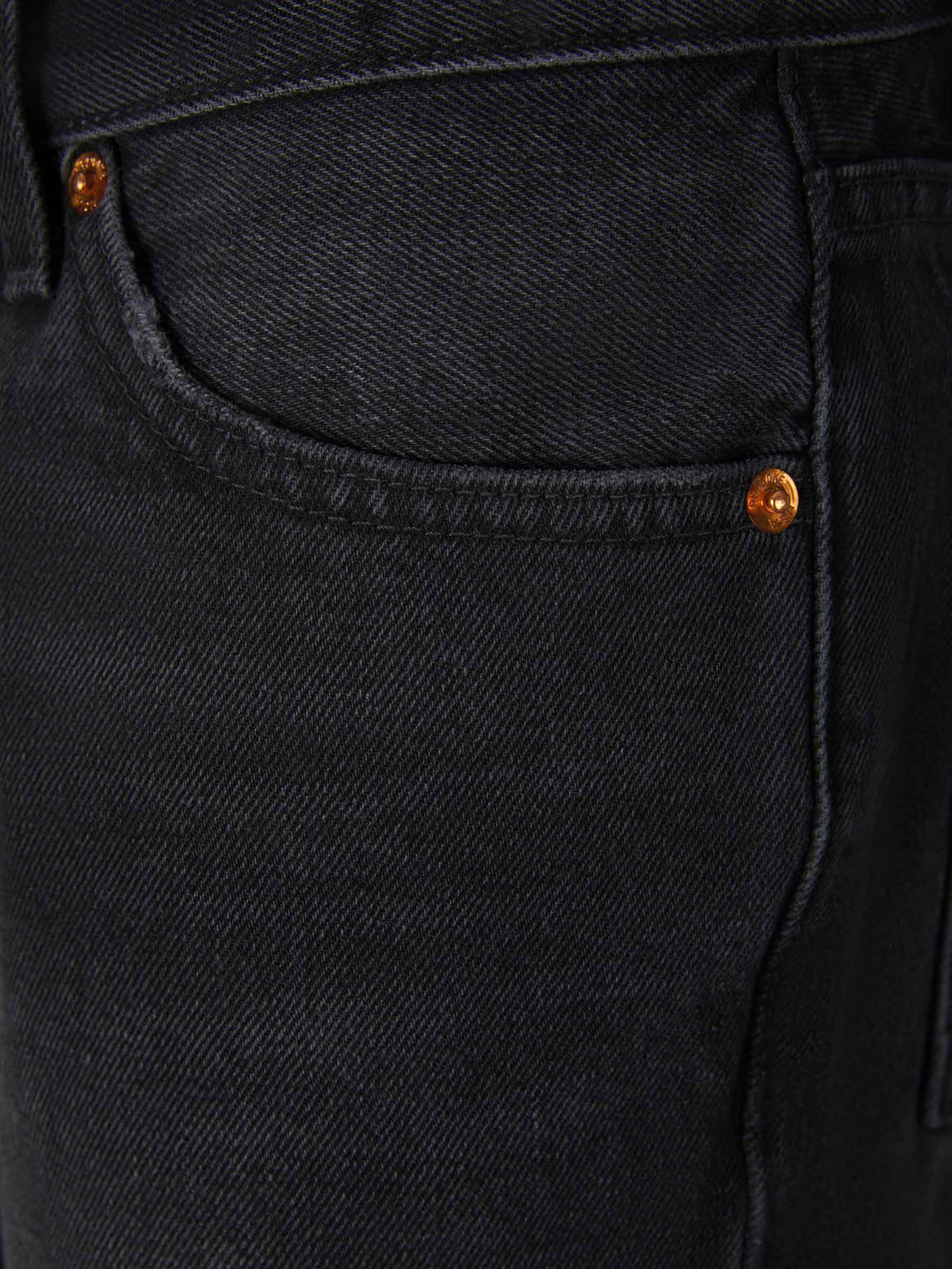Re/Done Jeans Sarga Algodón color Negro sku 763-001400 01 - Foto 3