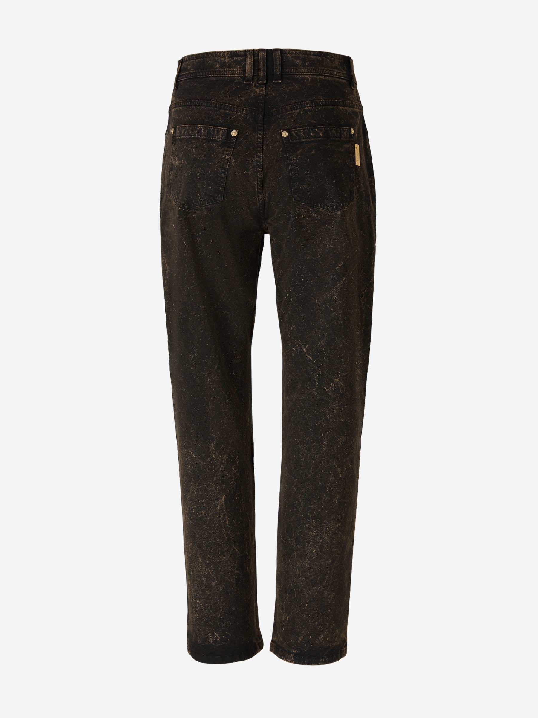 Outlet online Balmain Mujer Jeans Straight Algodón color Negro sku 763-001412 00 - Foto 2