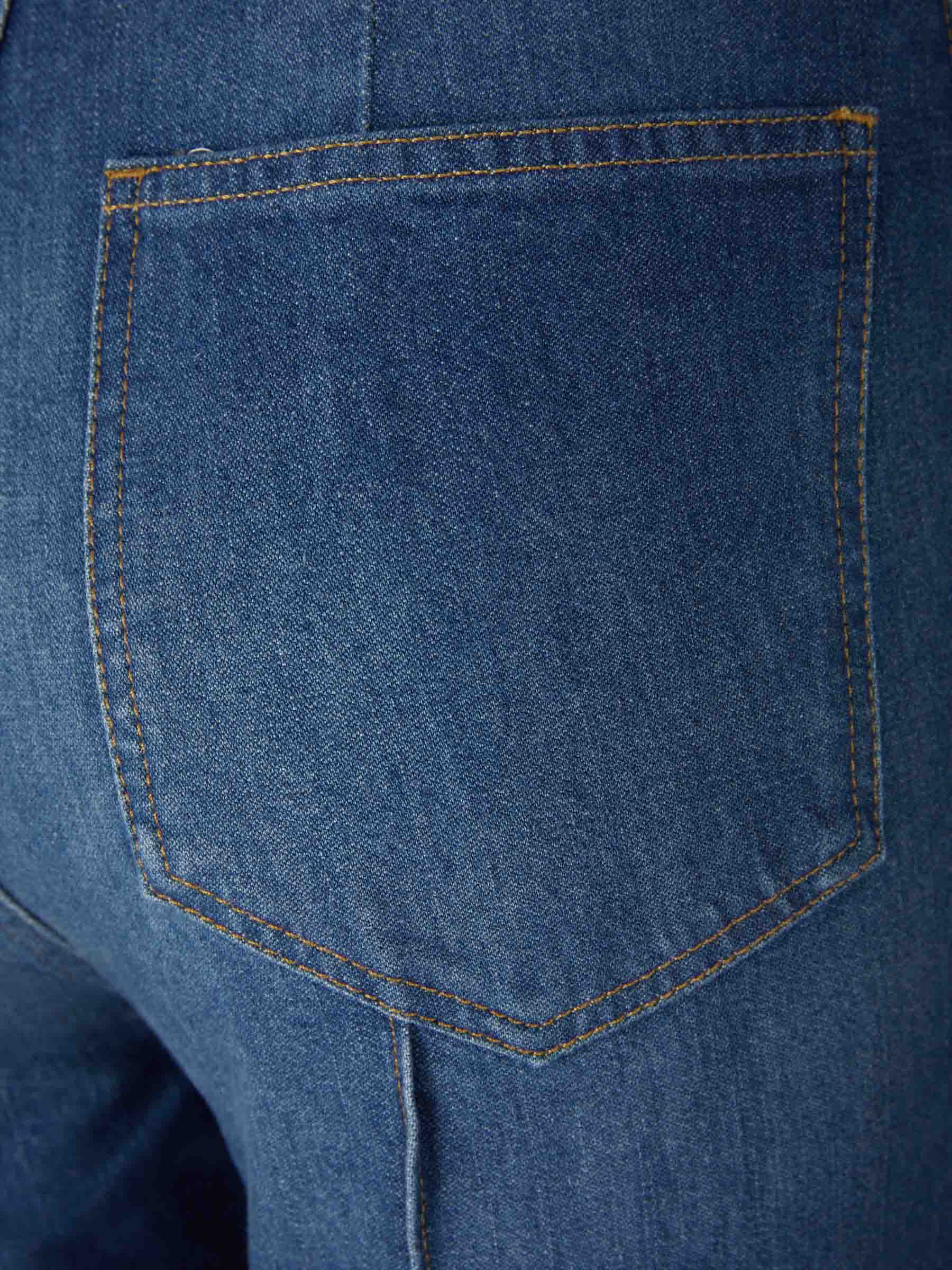 Victoria Beckham Jeans Brigitte color Azul Cobalto sku 763-001426 01 - Foto 4