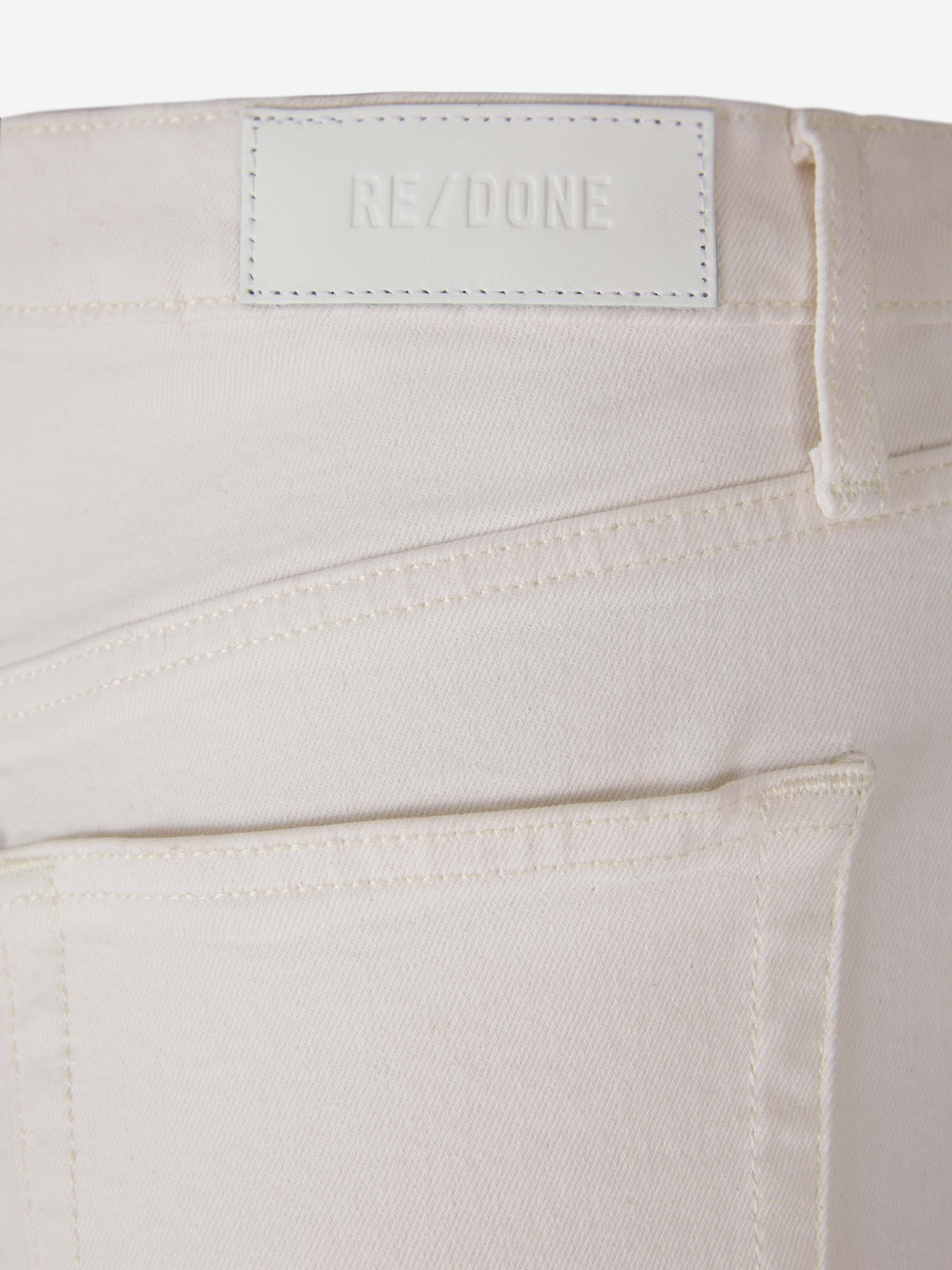 Re/Done Jeans Sarga Algodón color Blanco sku 763-001427 01 - Foto 4