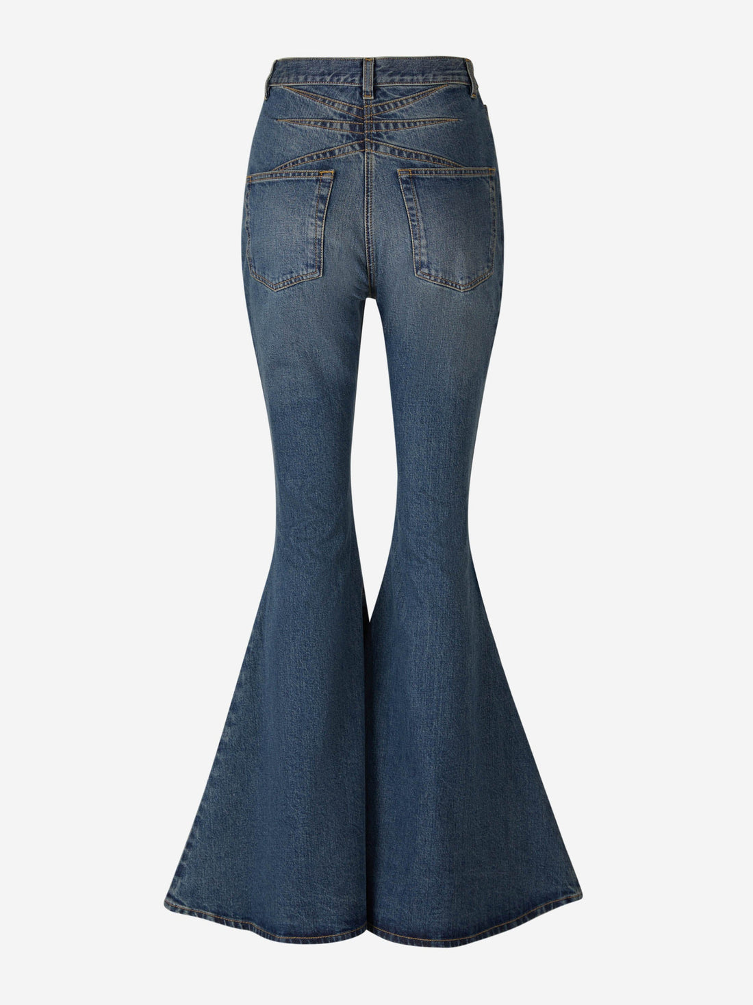 Alaïa Jeans Flare Maxi color Azul Denim sku 763-001433 00 - Foto 1