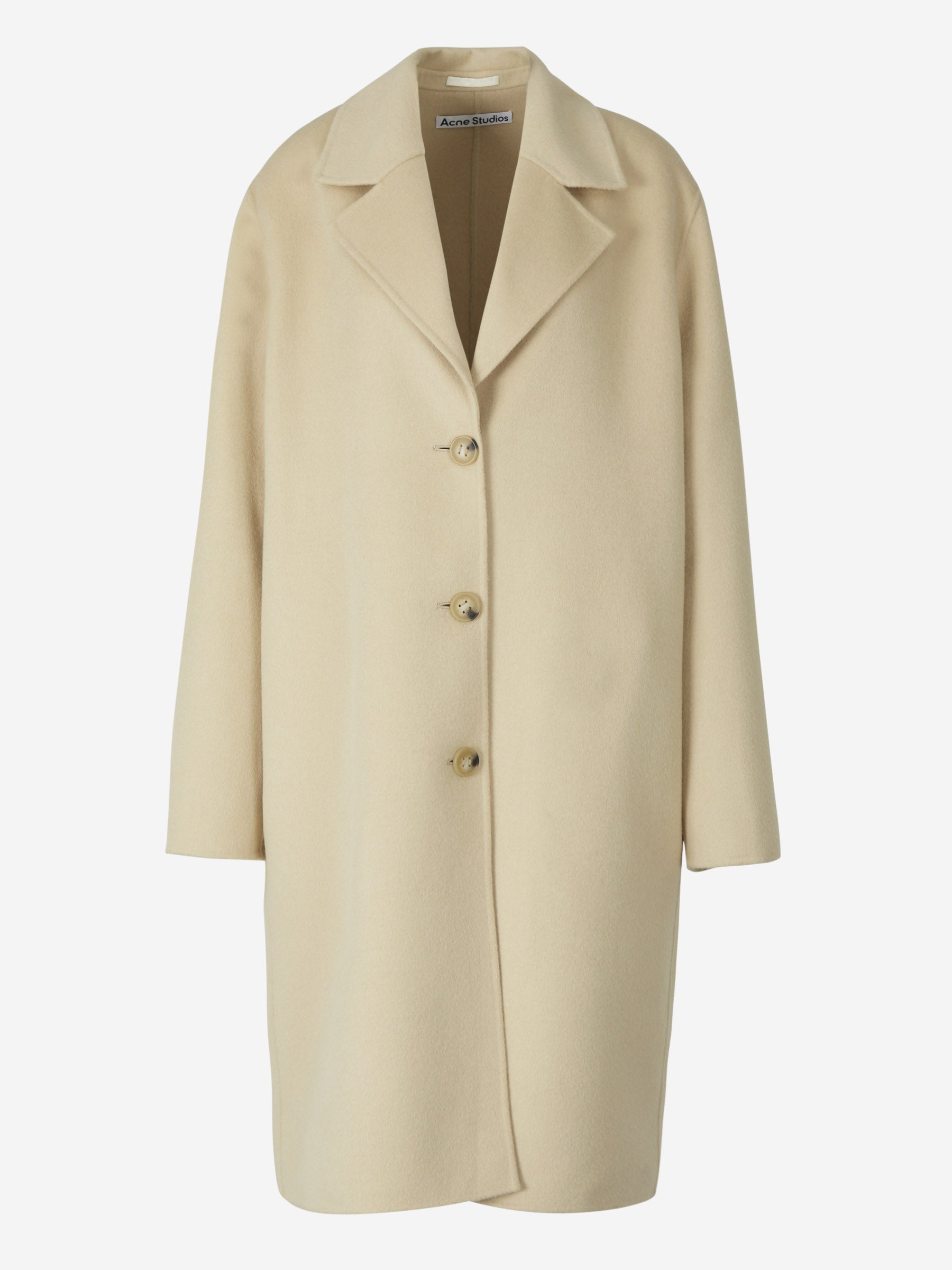 Acne Studios Abrigo Lana color Beis sku 771-001319 01 - Foto 1