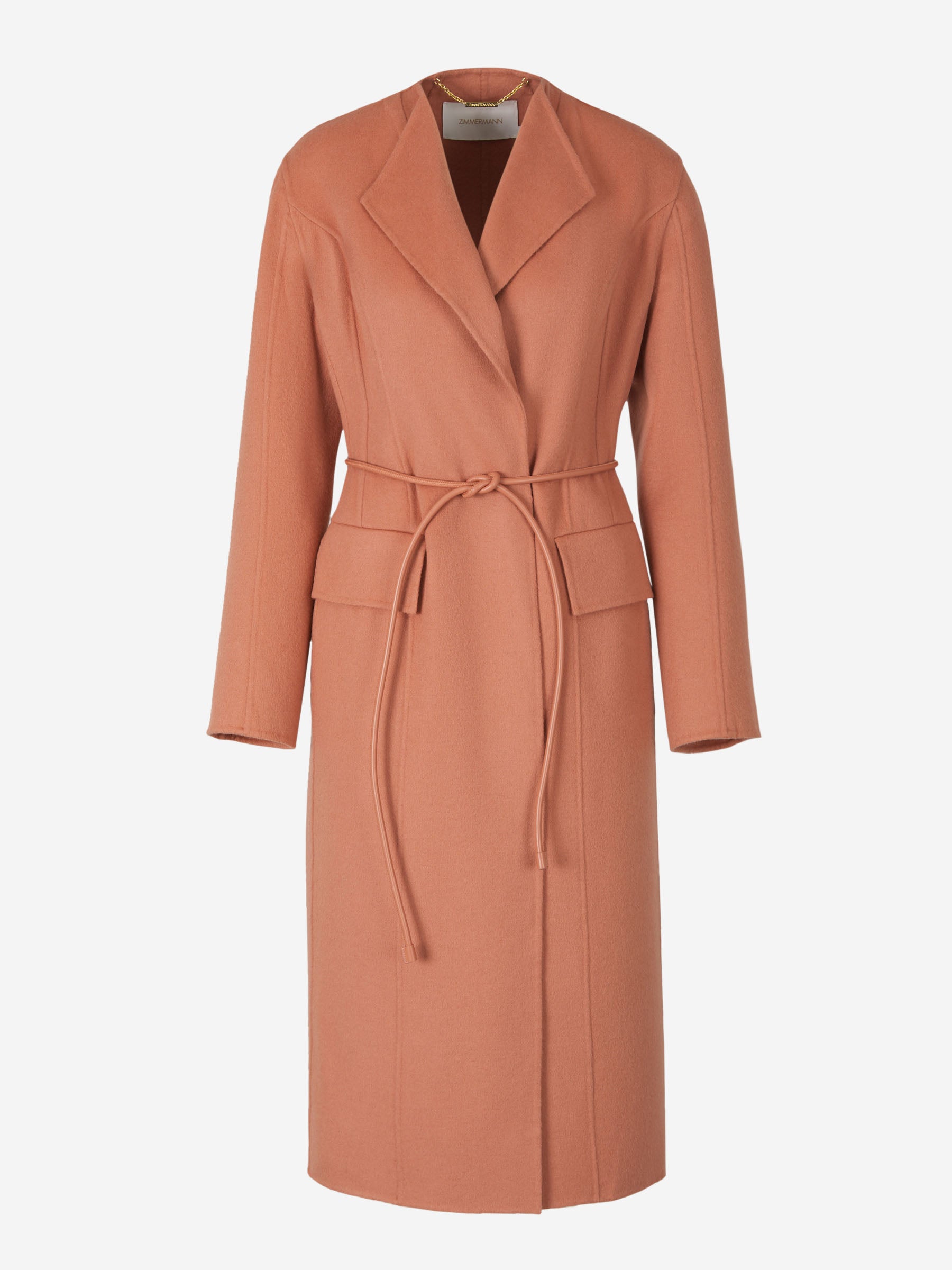 Zimmermann Abrigo Cruzado Kaleidoscope color Coral sku 771-001376 01 - Foto 1