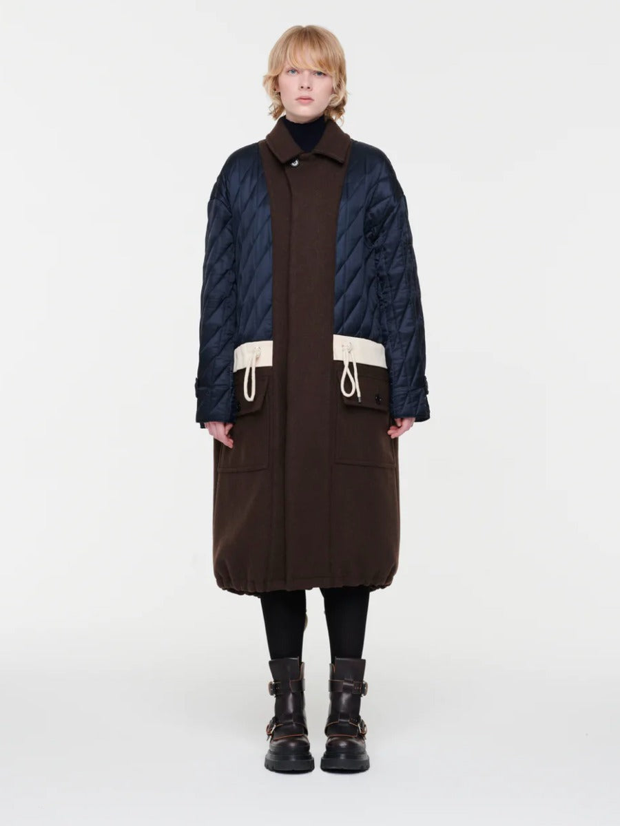 Plan C Abrigo Paneles Acolchado color Marrón sku 771-001380 01 - Foto 6