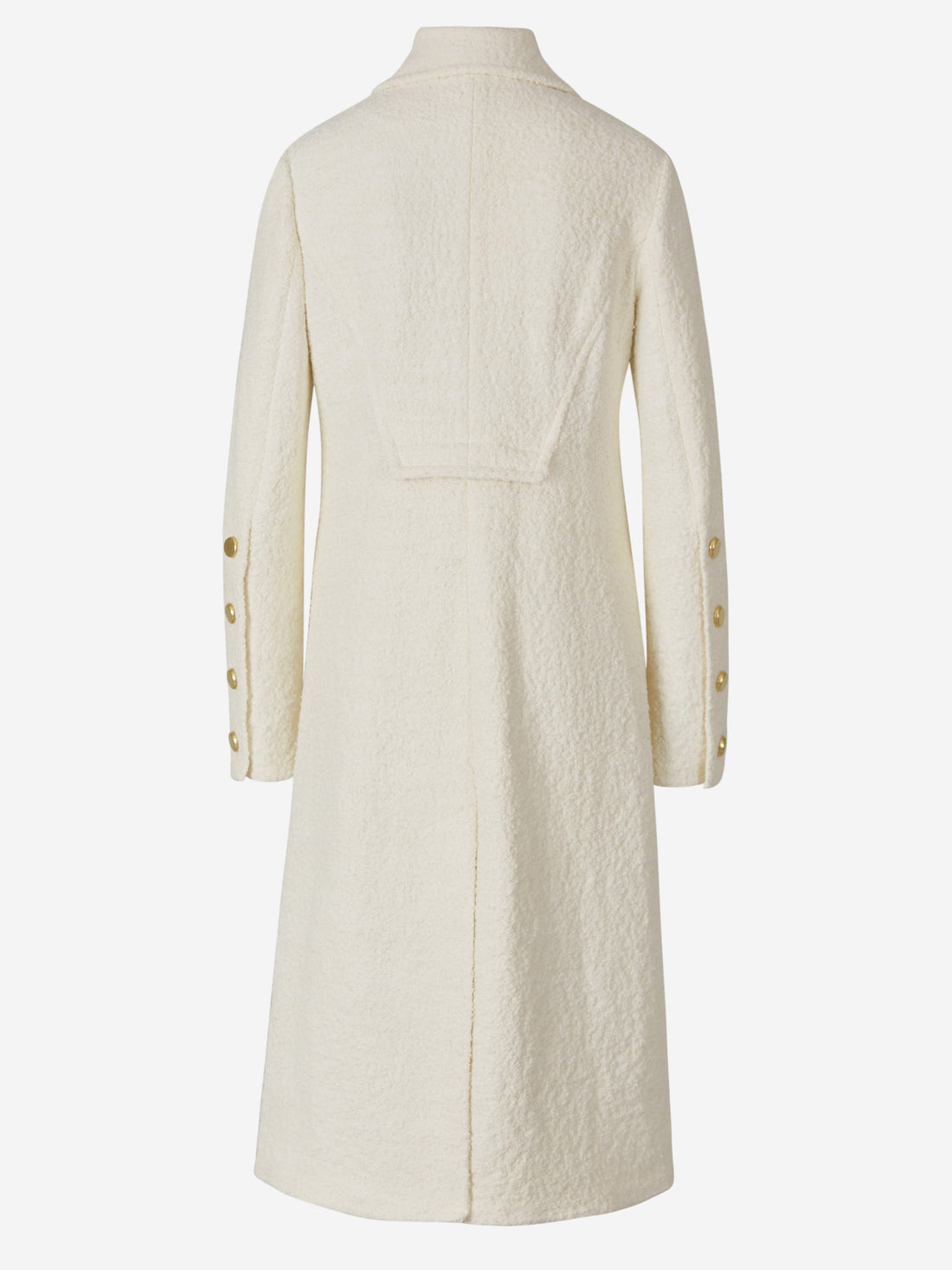 Proenza Schouler Abrigo Tweed Botones color Marfil sku 771-001411 01 - Foto 2
