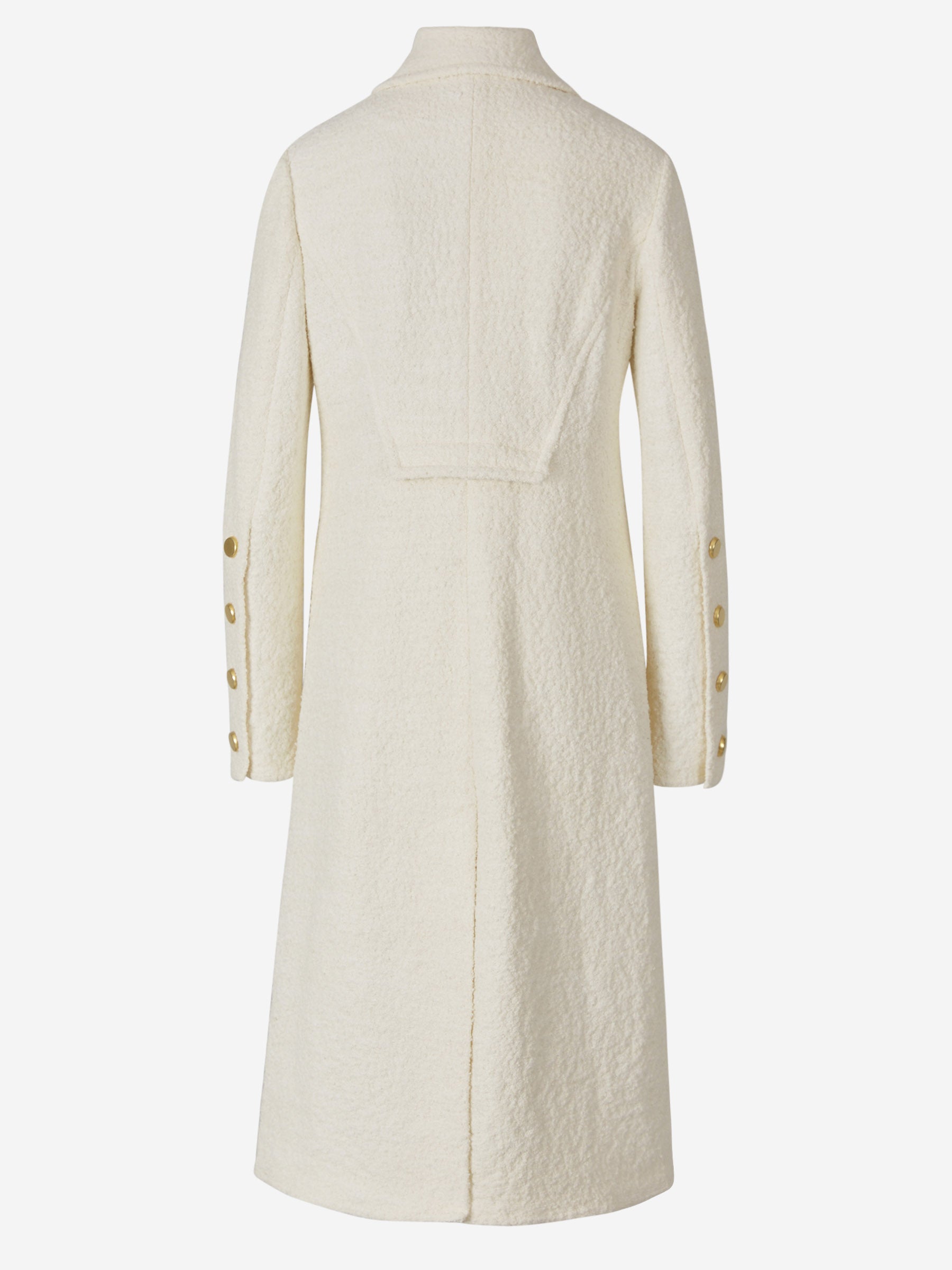 Proenza Schouler Abrigo Tweed Botones color Marfil sku 771-001411 01 - Foto 2