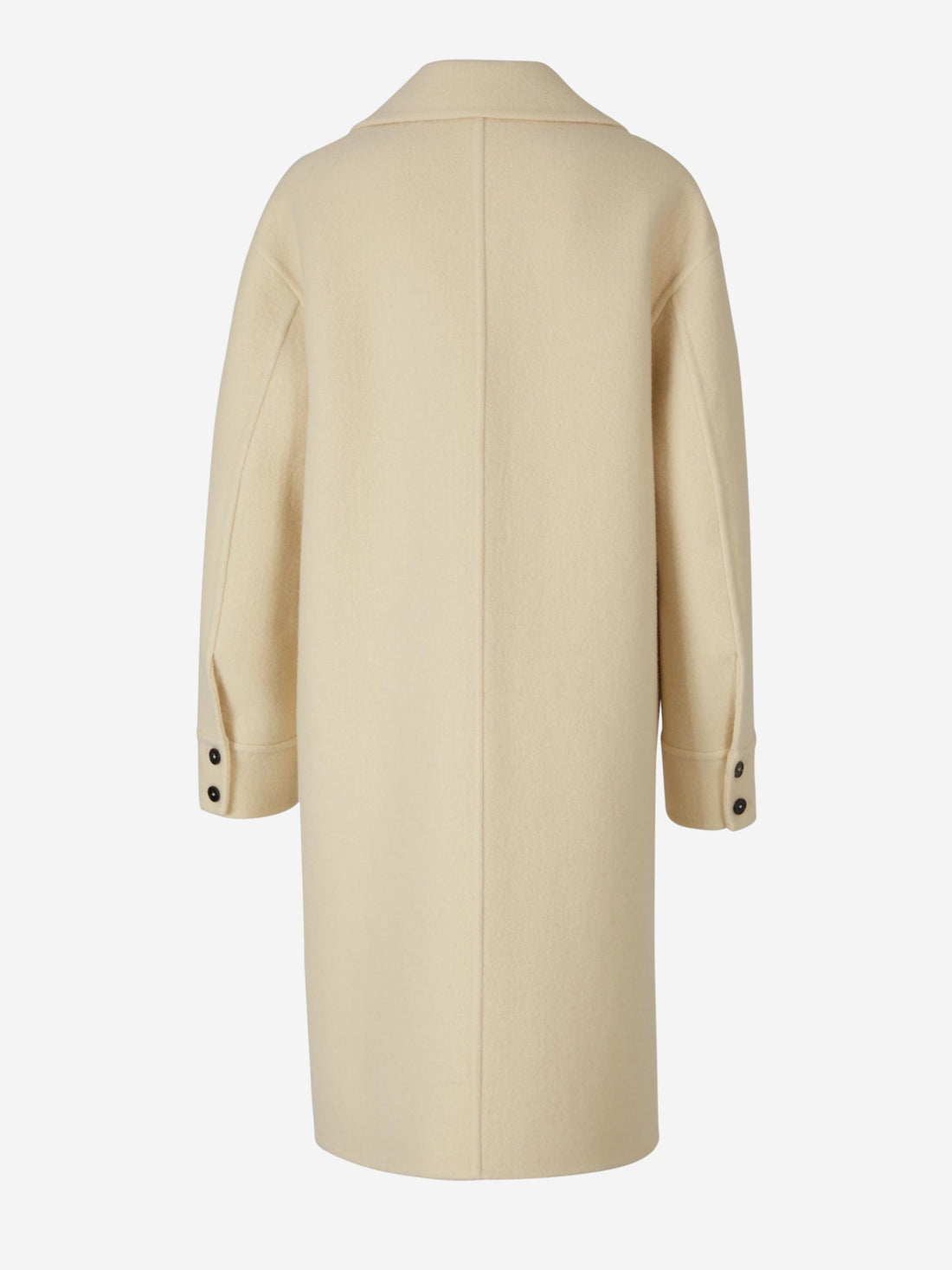 Jil Sander Abrigo Lana Asimétrico color Crema sku 771-001422 01 - Foto 3